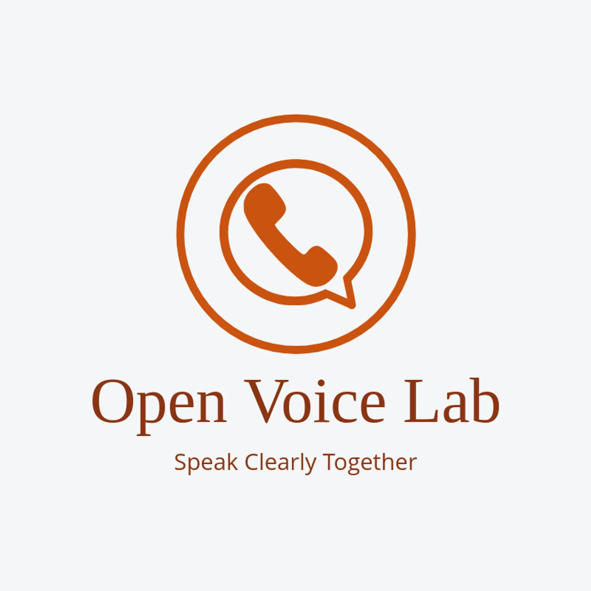 Open Voice Lab logo for telephone