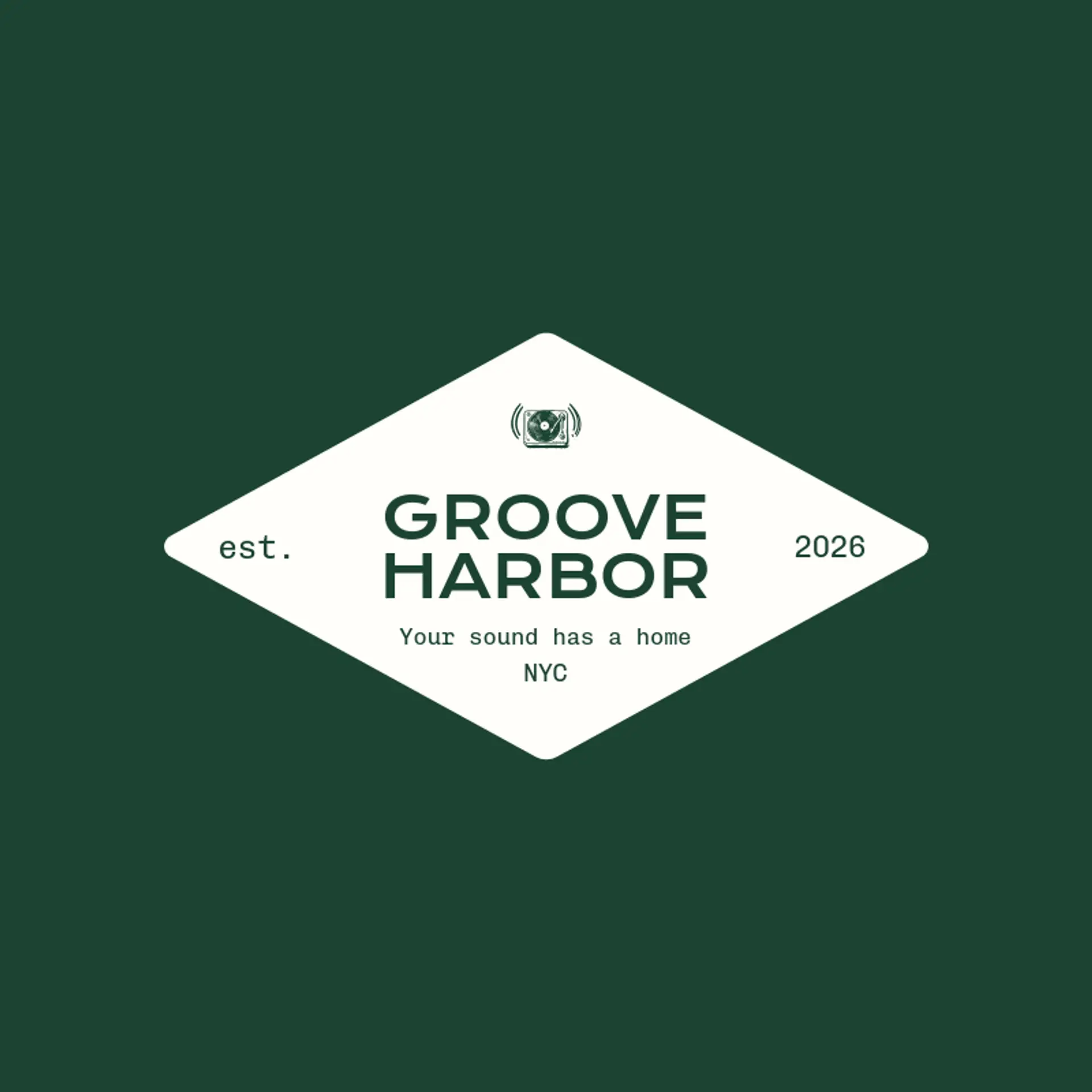 Groove Harbor logo for audio