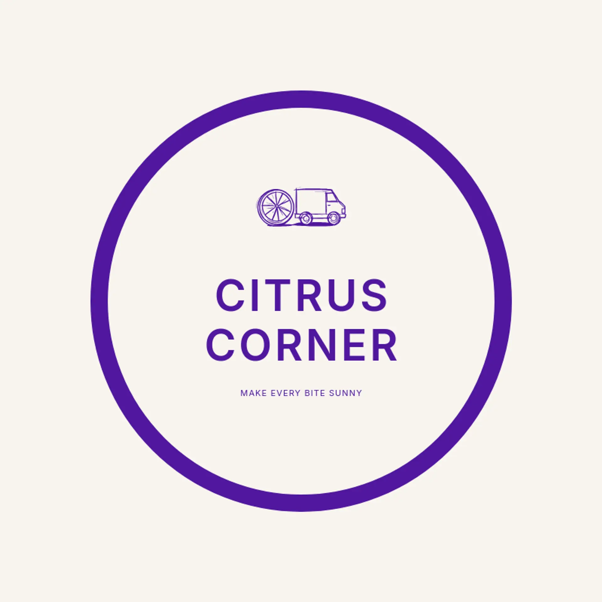 Citrus Corner logo for food truck