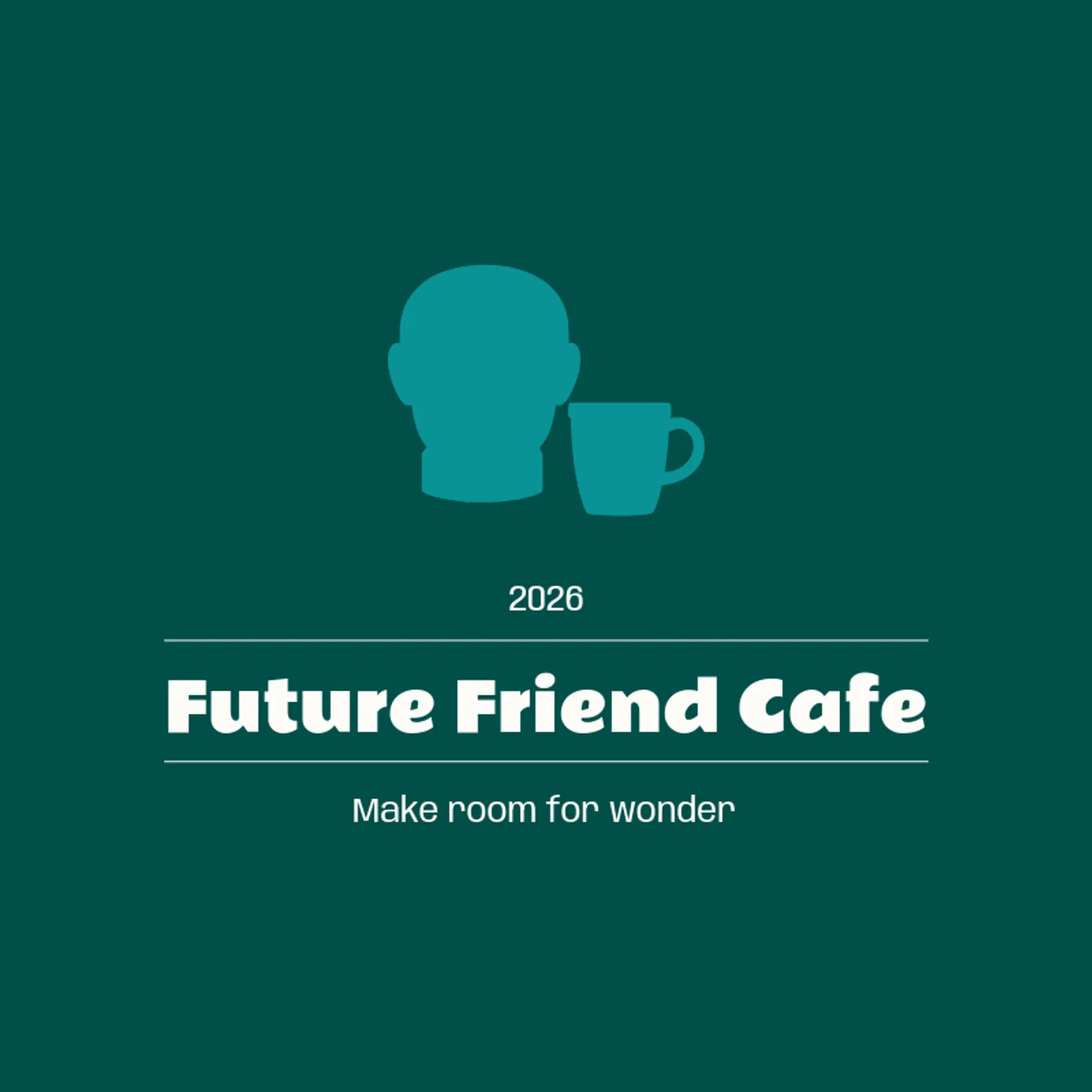 Future Friend Cafe logo for cyber cafe