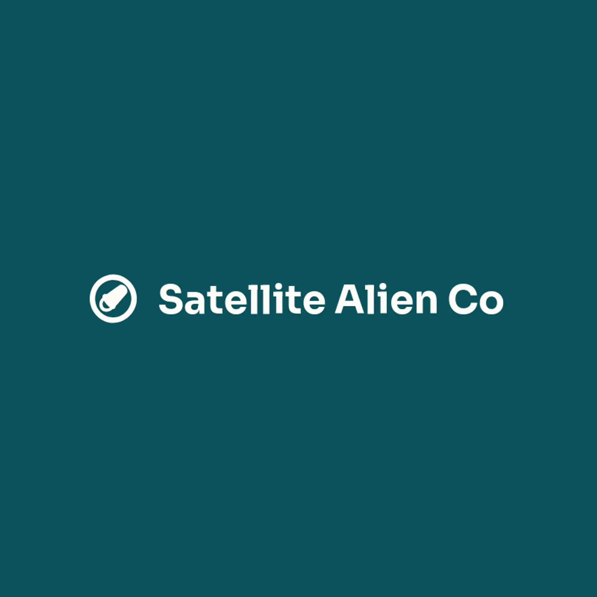 Satellite Alien Co logo for alien