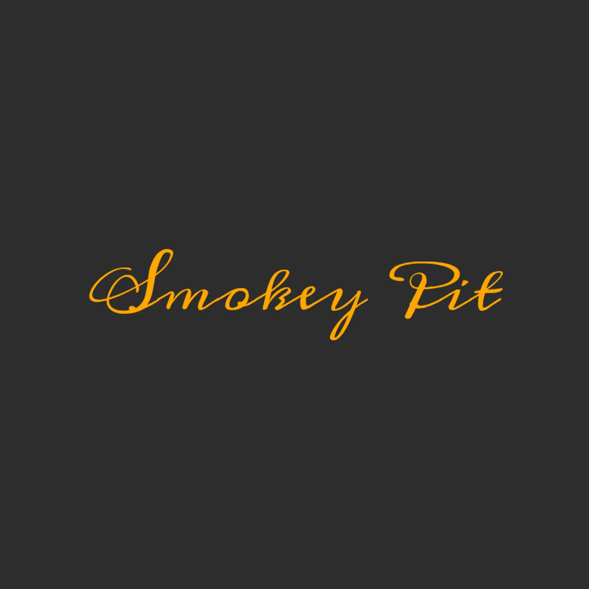 Smokey Pit logo for bbq restaurant