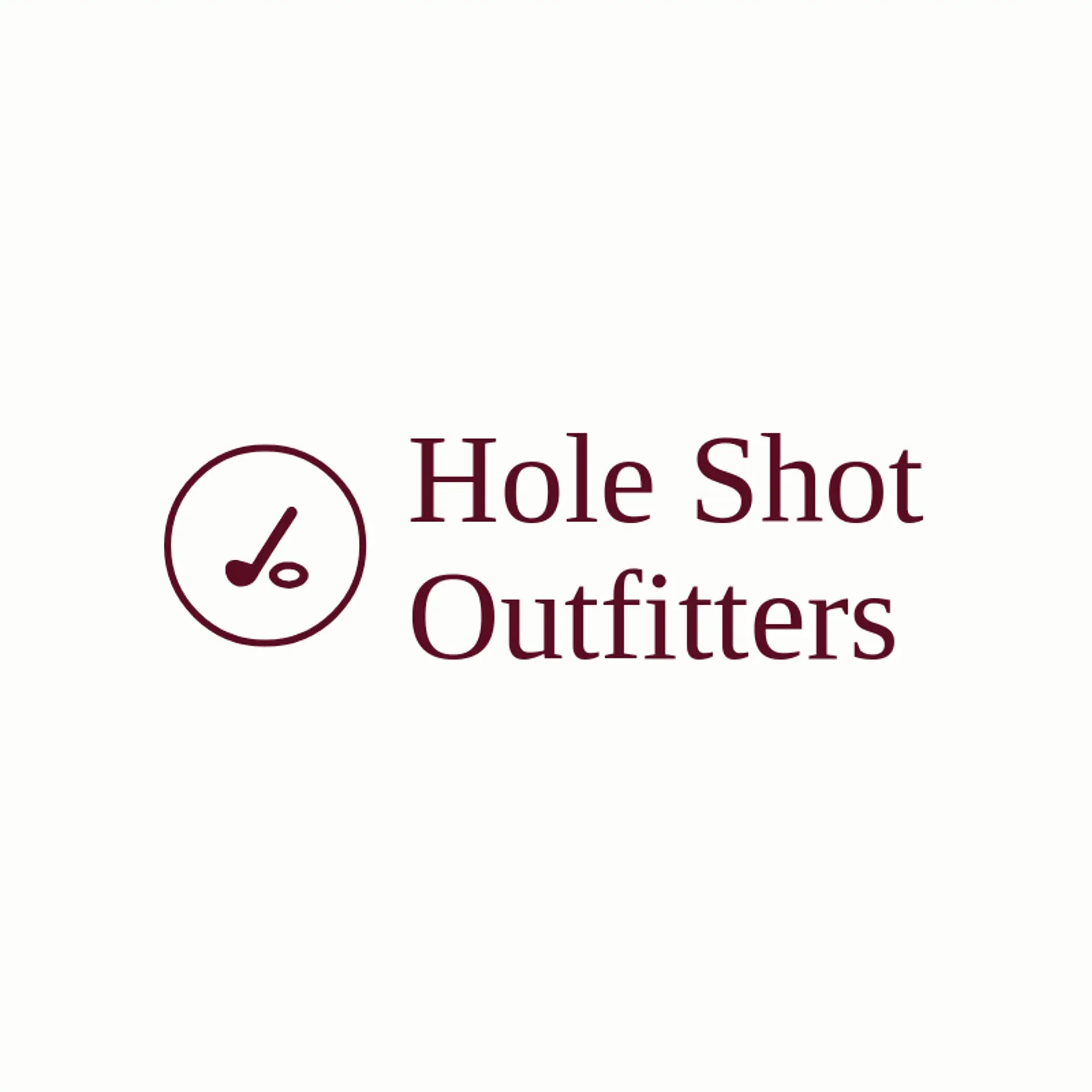 Hole Shot Outfitters logo for hole