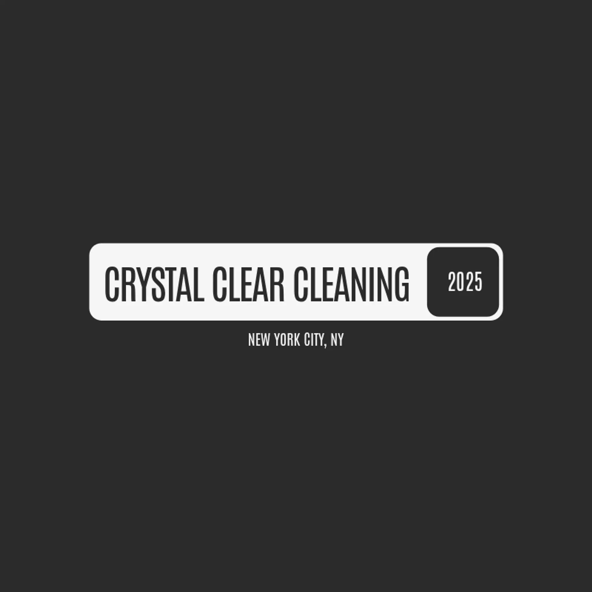 Crystal Clear Cleaning logo for cleaning