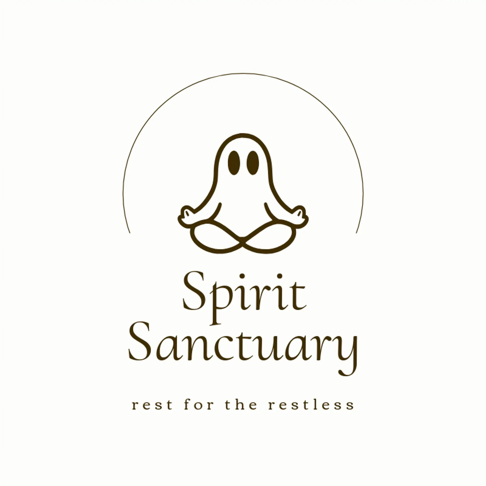 Spirit Sanctuary logo for ghost