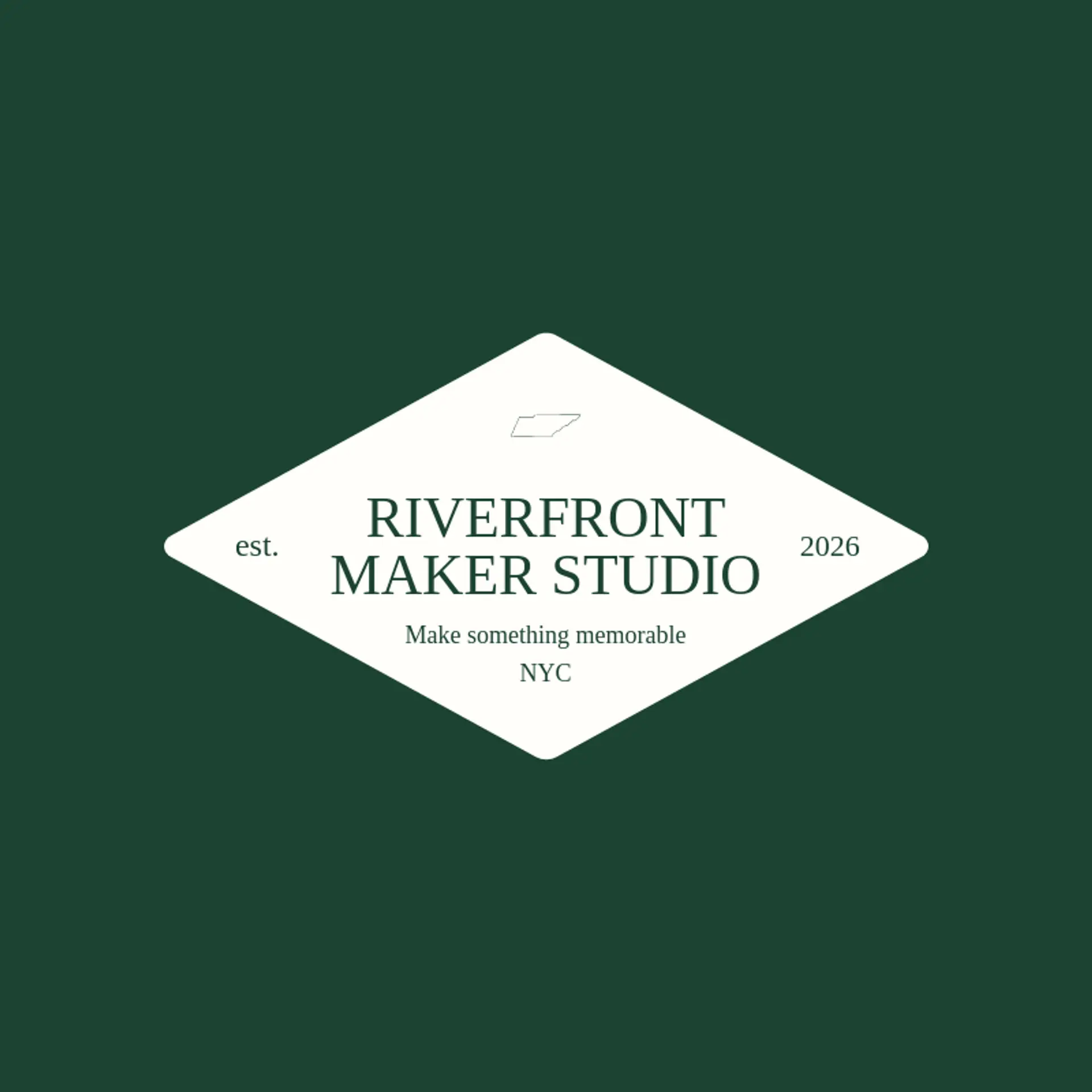 Riverfront Maker Studio logo for tennessee
