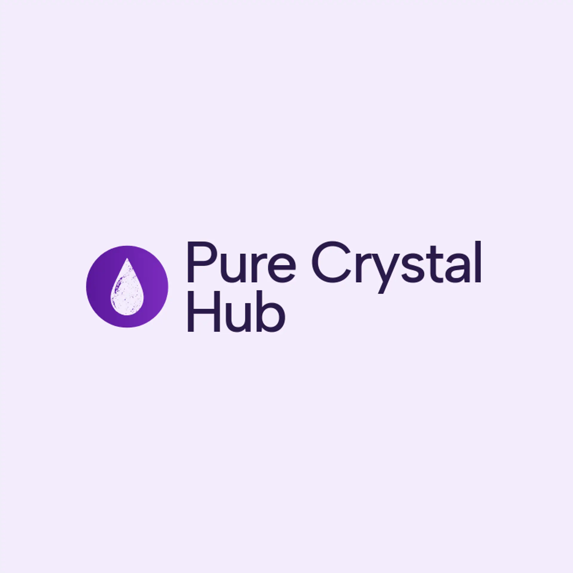 Pure Crystal Hub logo for water refilling station