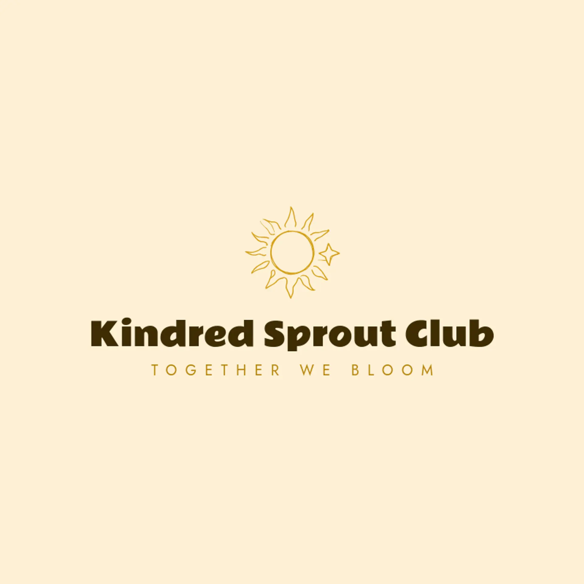 Kindred Sprout Club logo for daycare
