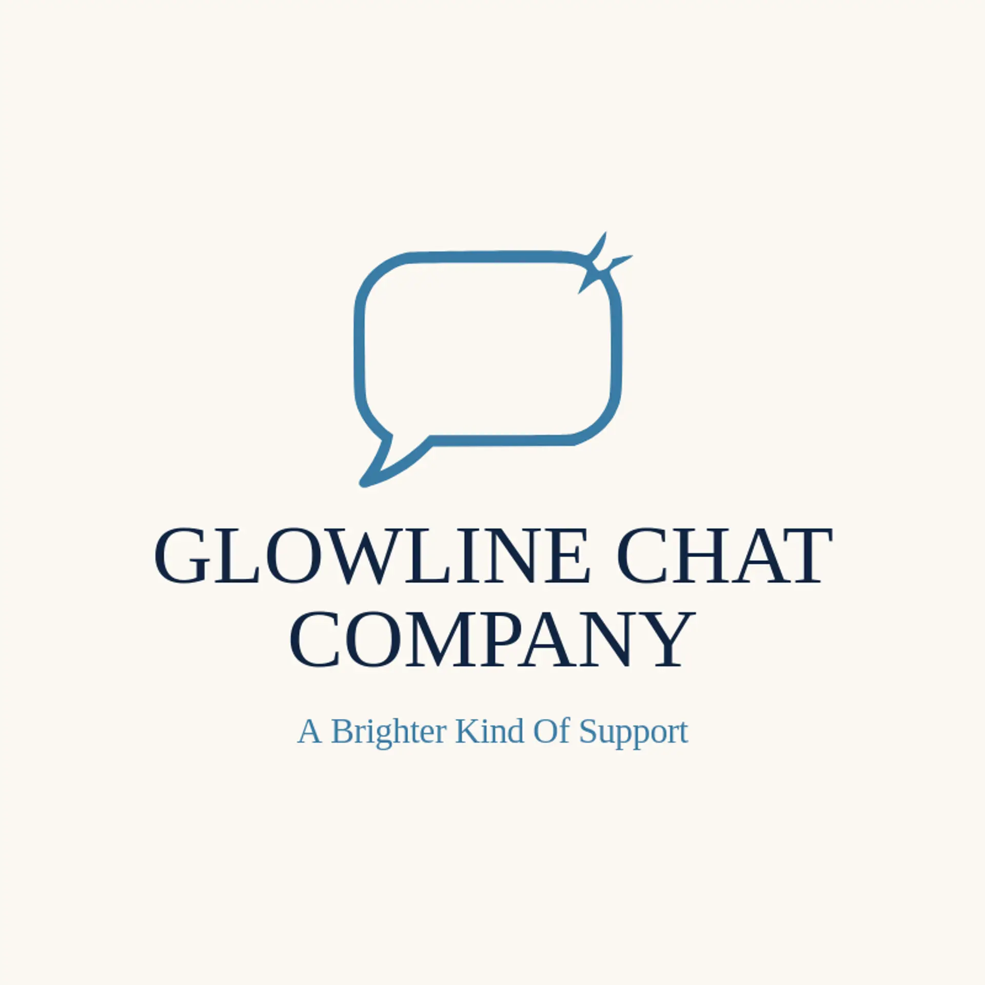 Glowline Chat Company logo for chatbot