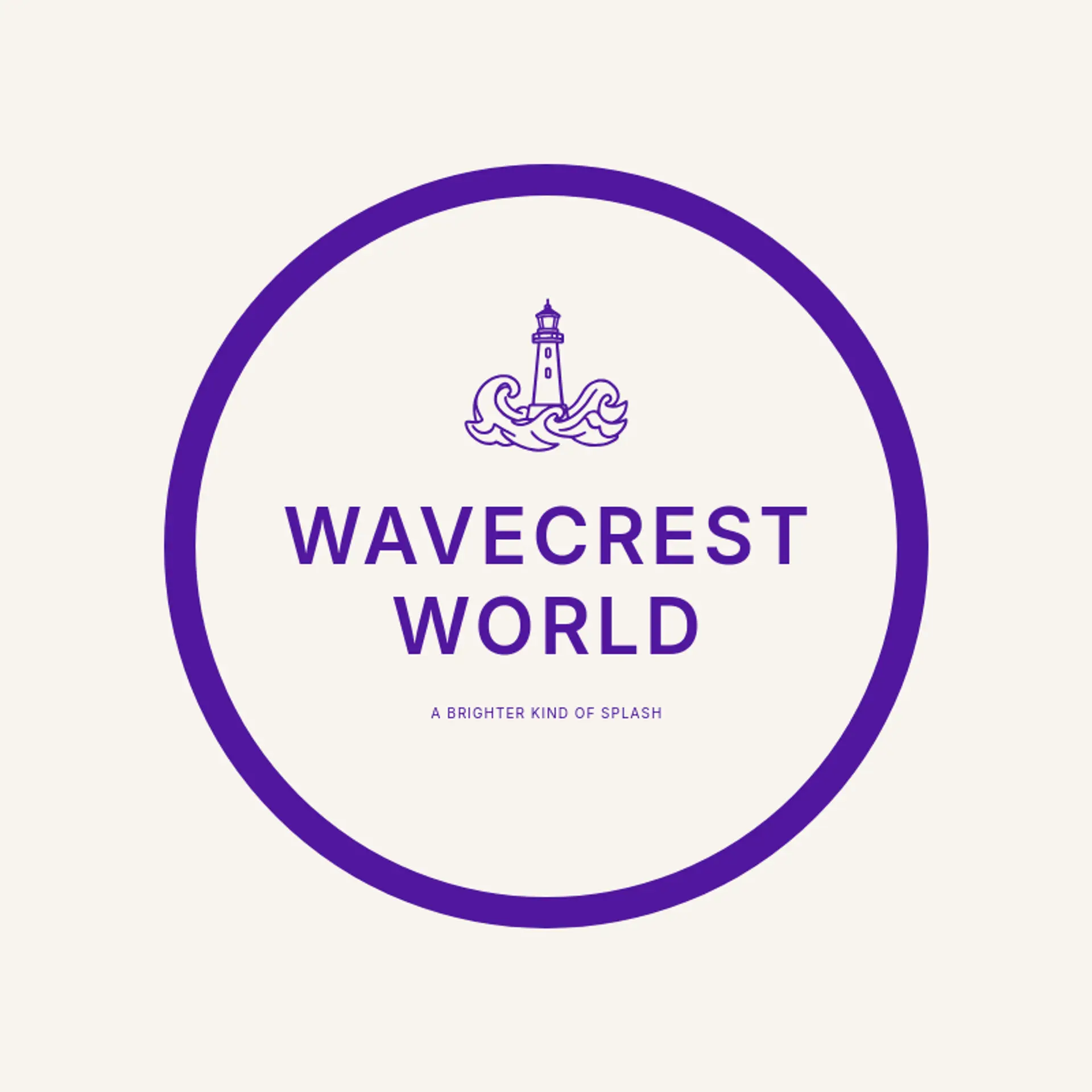Wavecrest World logo for theme park