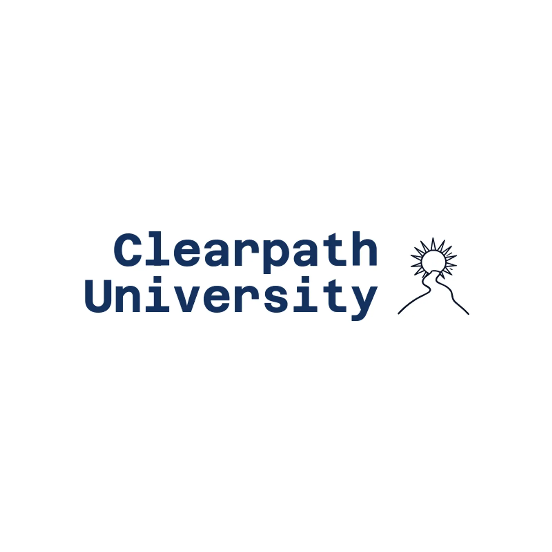 Clearpath University logo for university