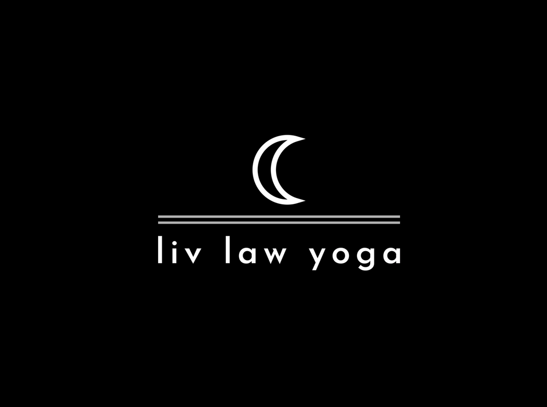 Liv Law Yoga's Logo, built with the Logo.com logo generator. 