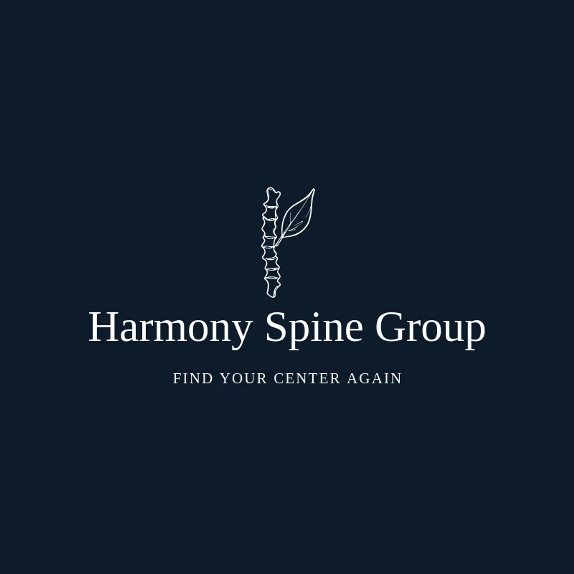 Harmony Spine Group logo for spine