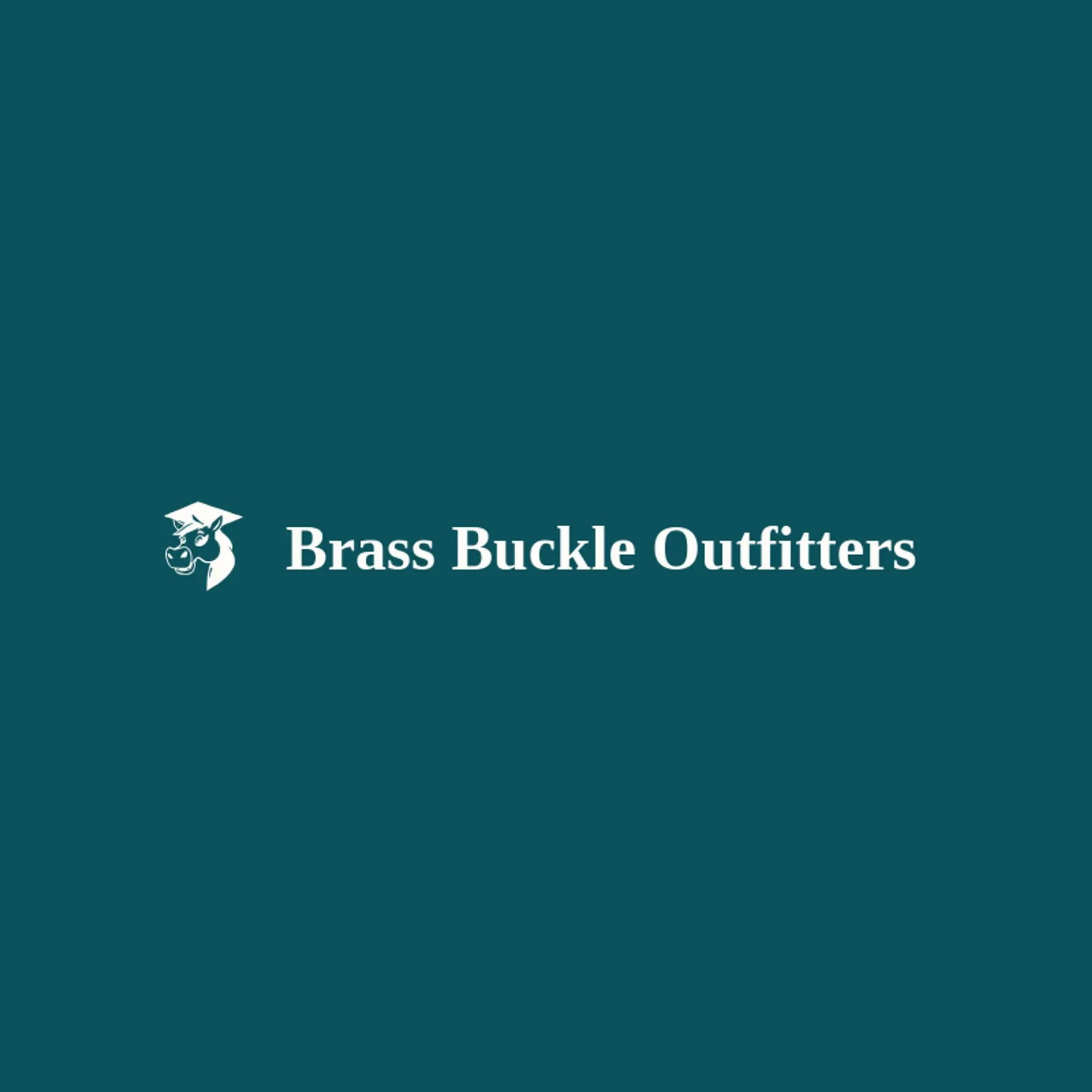 Brass Buckle Outfitters logo for bronco