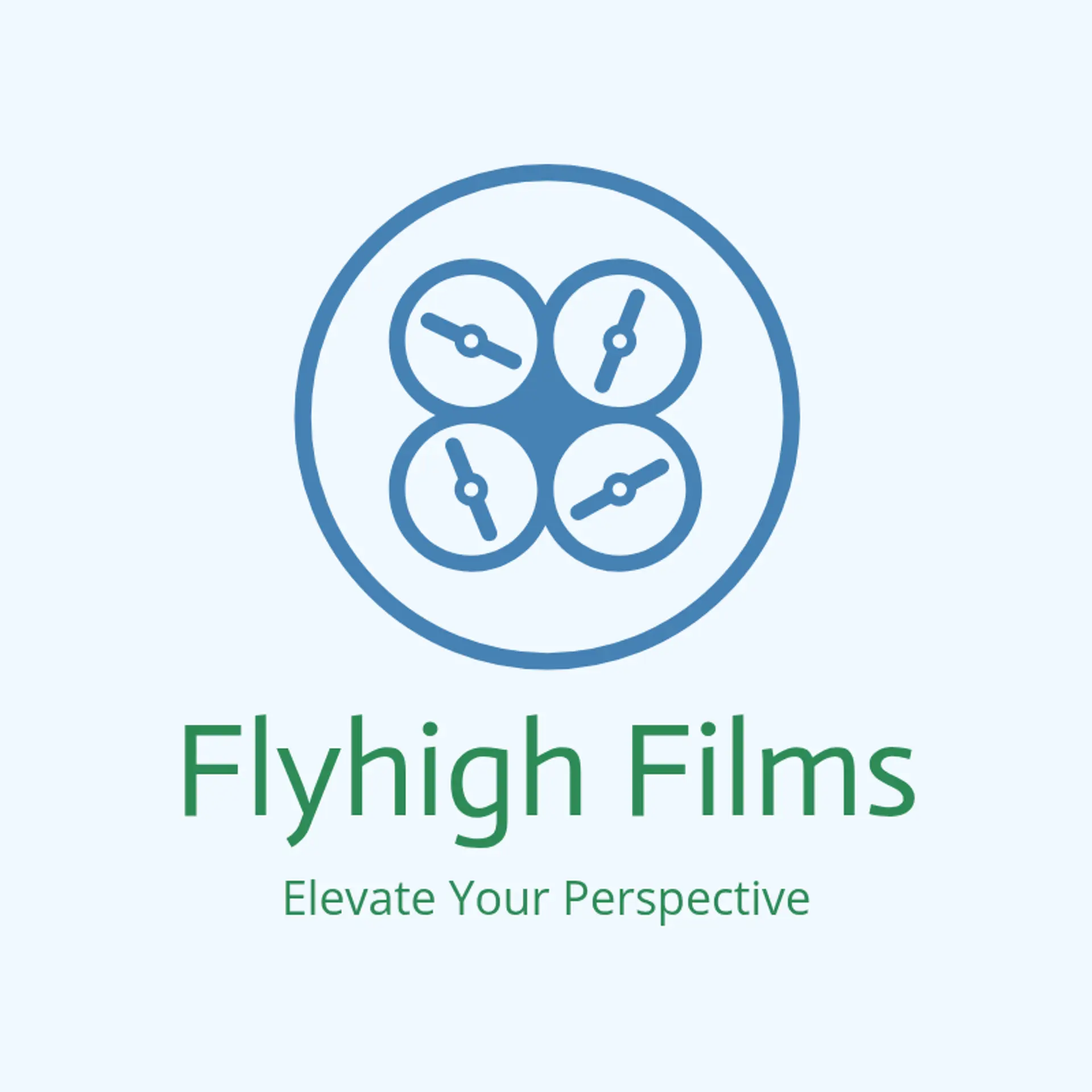 FlyHigh Films logo for drone photography