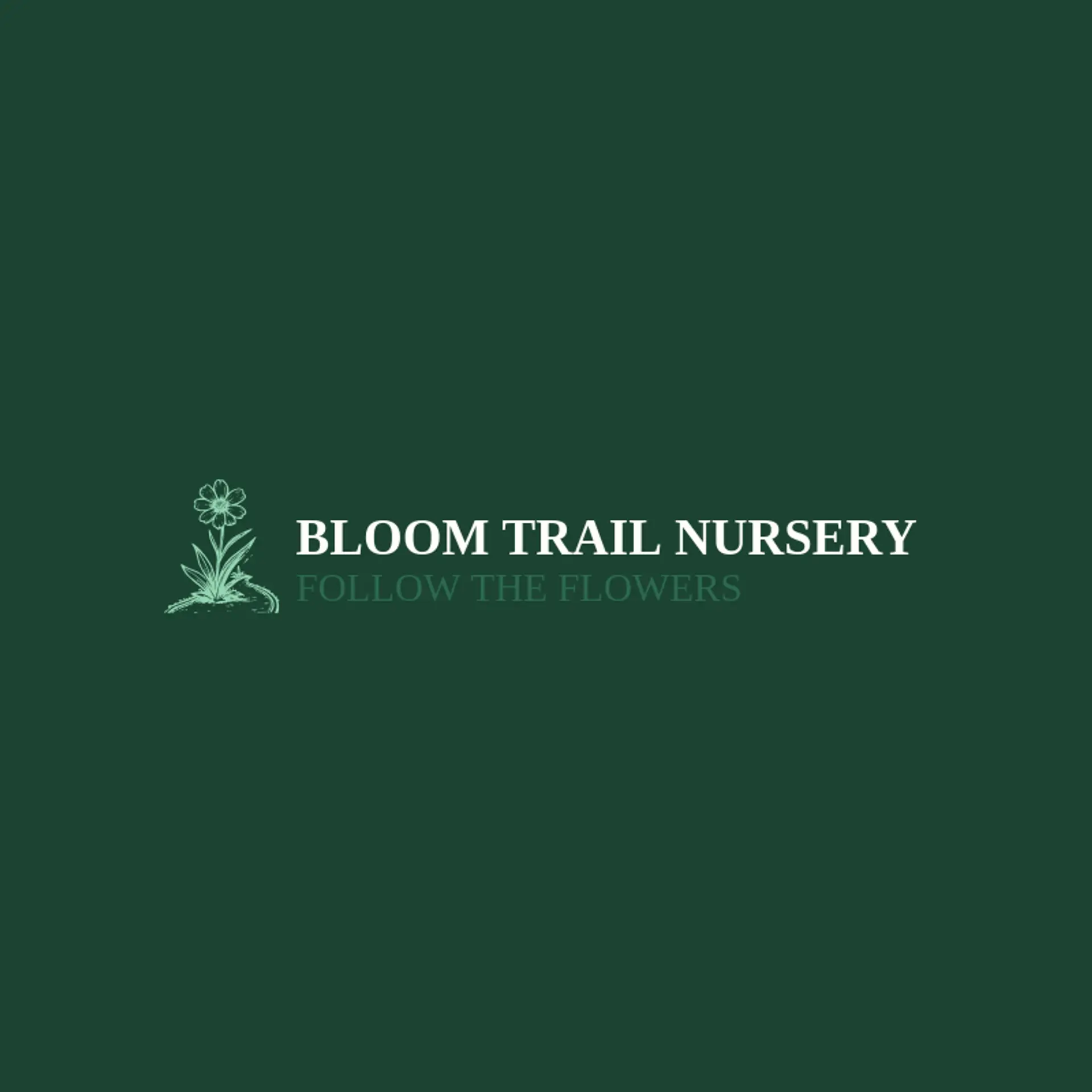 Bloom Trail Nursery logo for wildflower