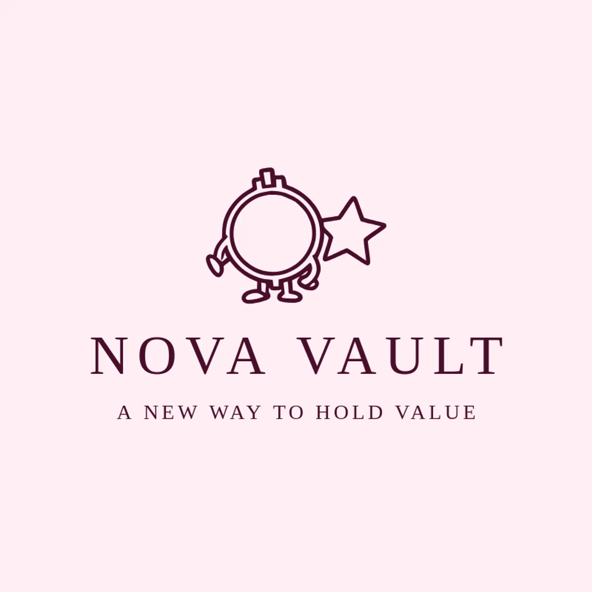 Nova Vault logo for cryptocurrency