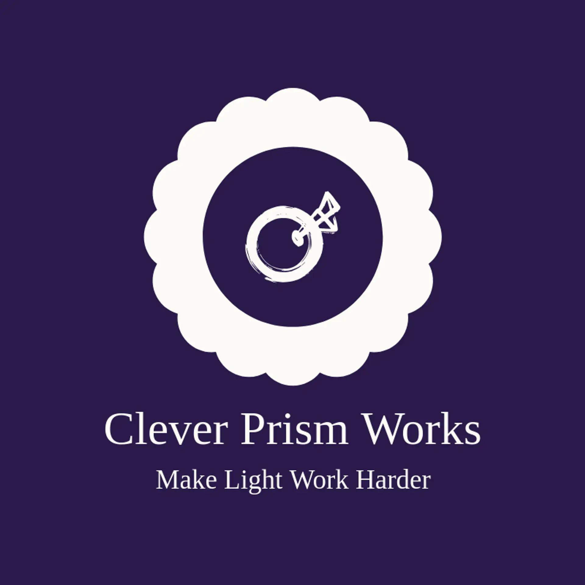 Clever Prism Works logo for lens