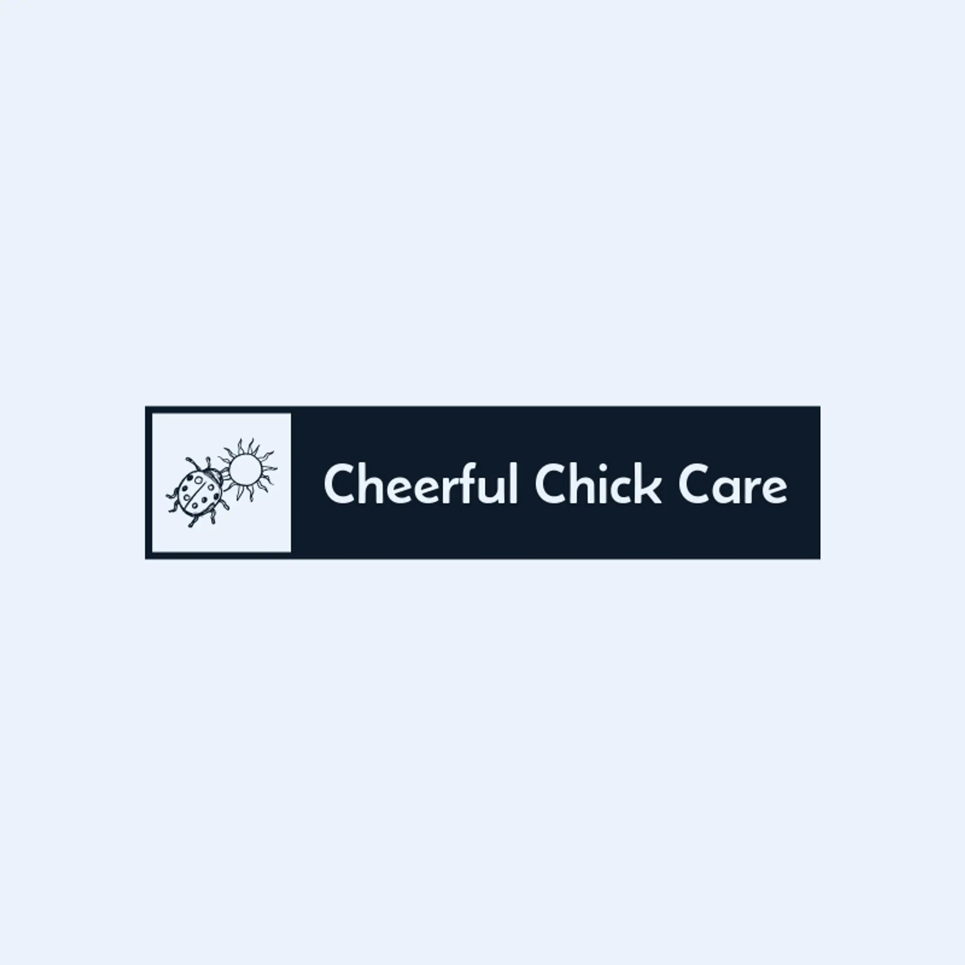 Cheerful Chick Care logo for daycare