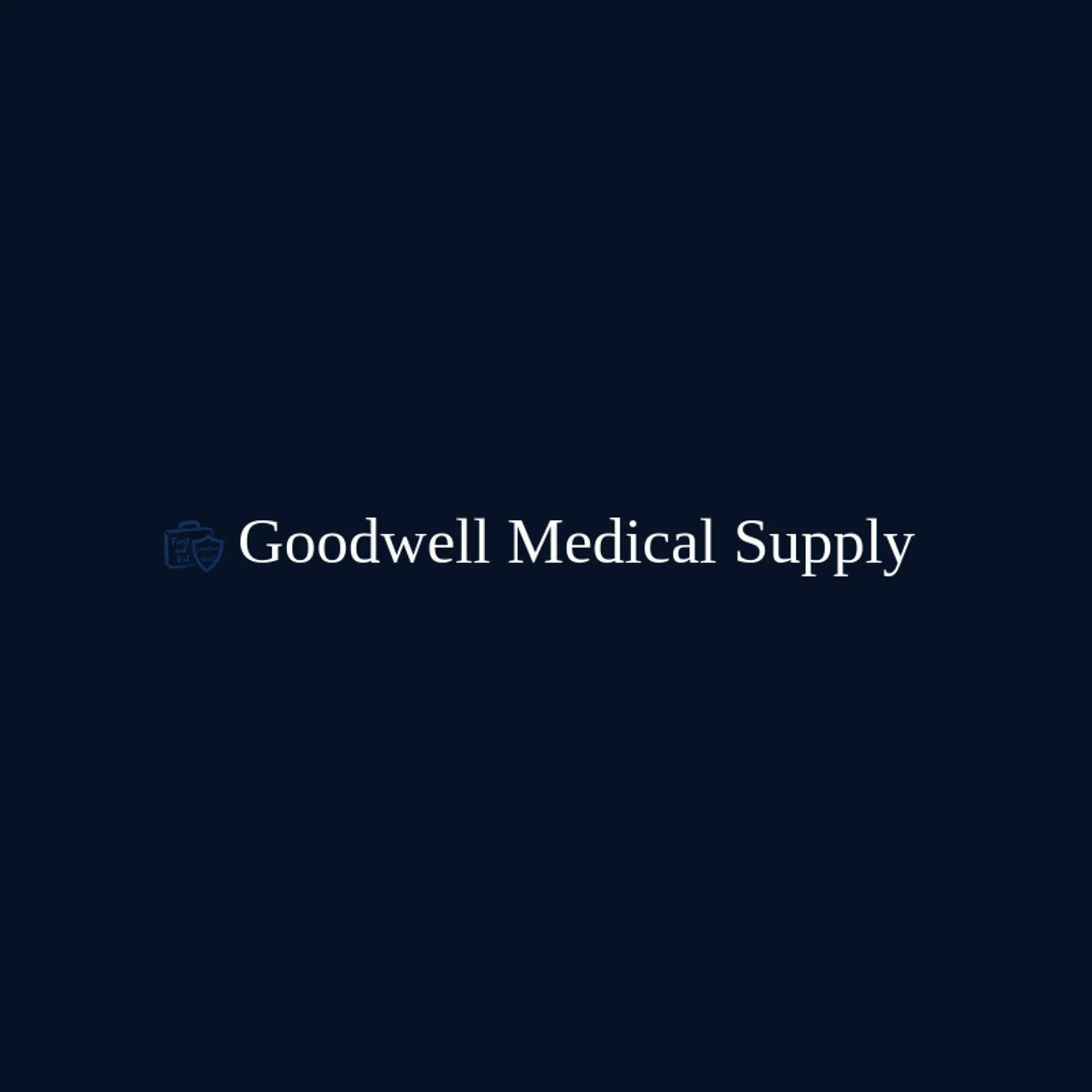 Goodwell Medical Supply logo for first aid kit