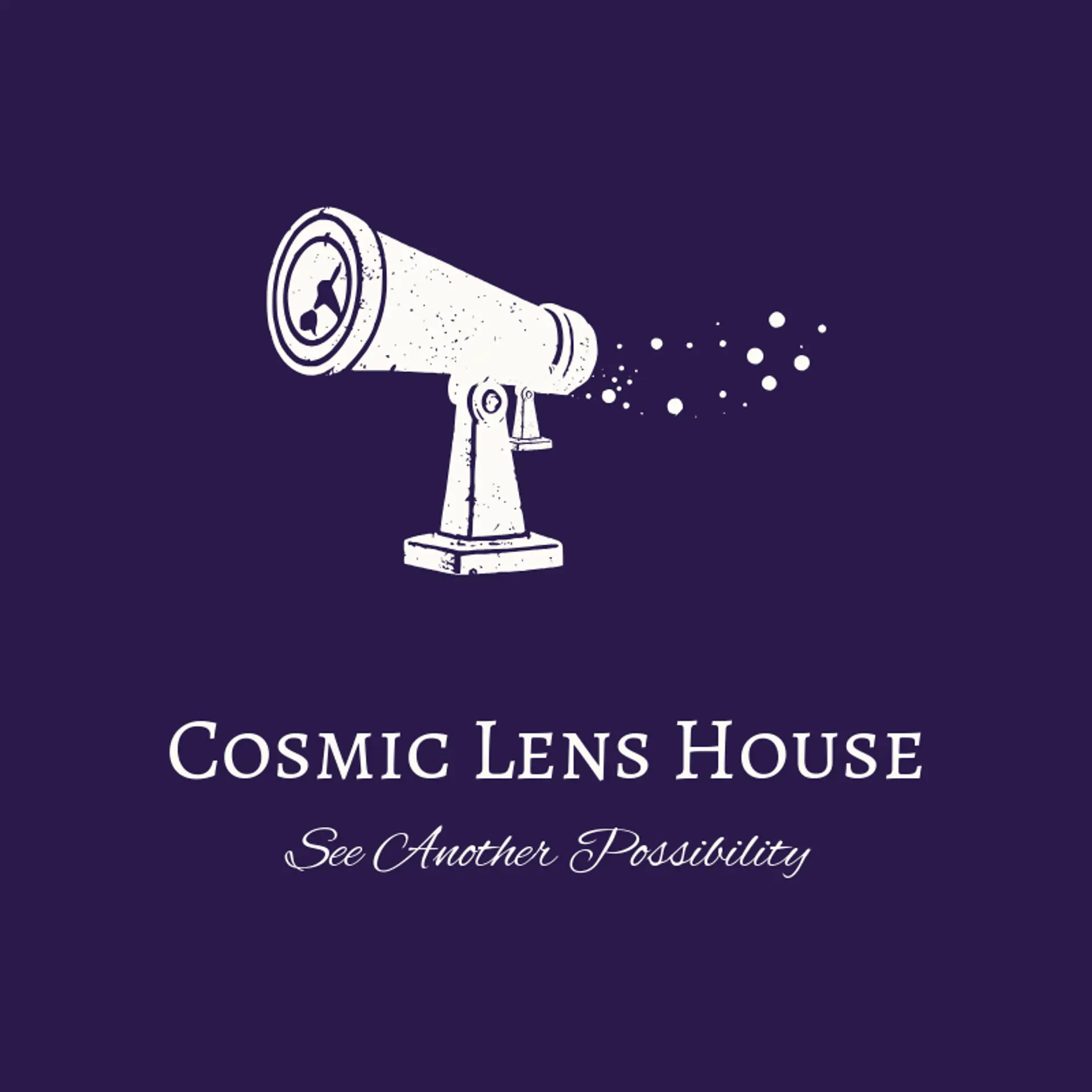 Cosmic Lens House logo for alien