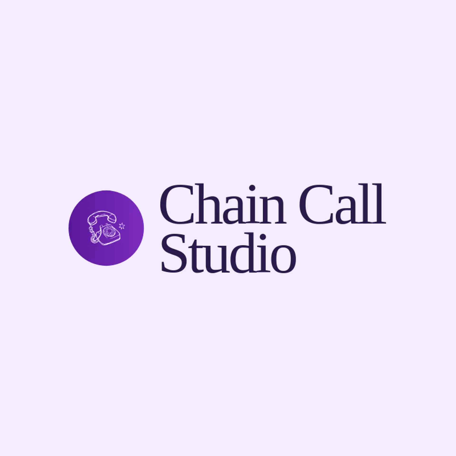 Chain Call Studio logo for telephone