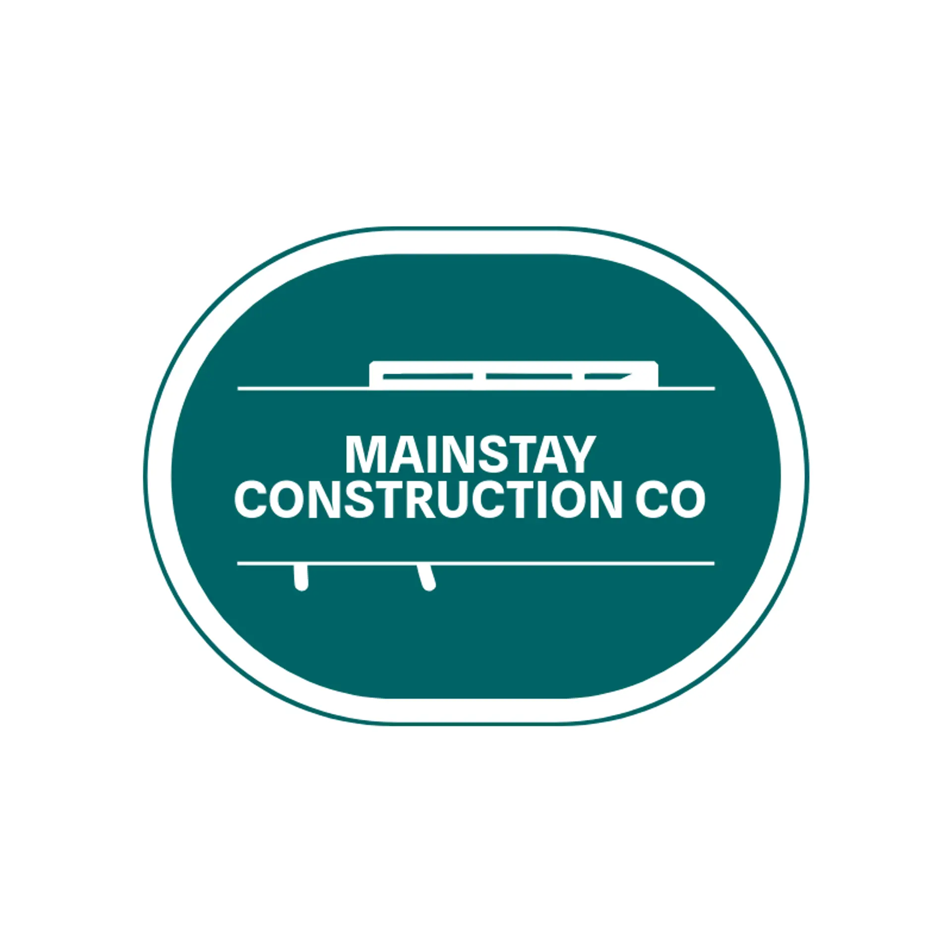 Mainstay Construction Co logo for construction company