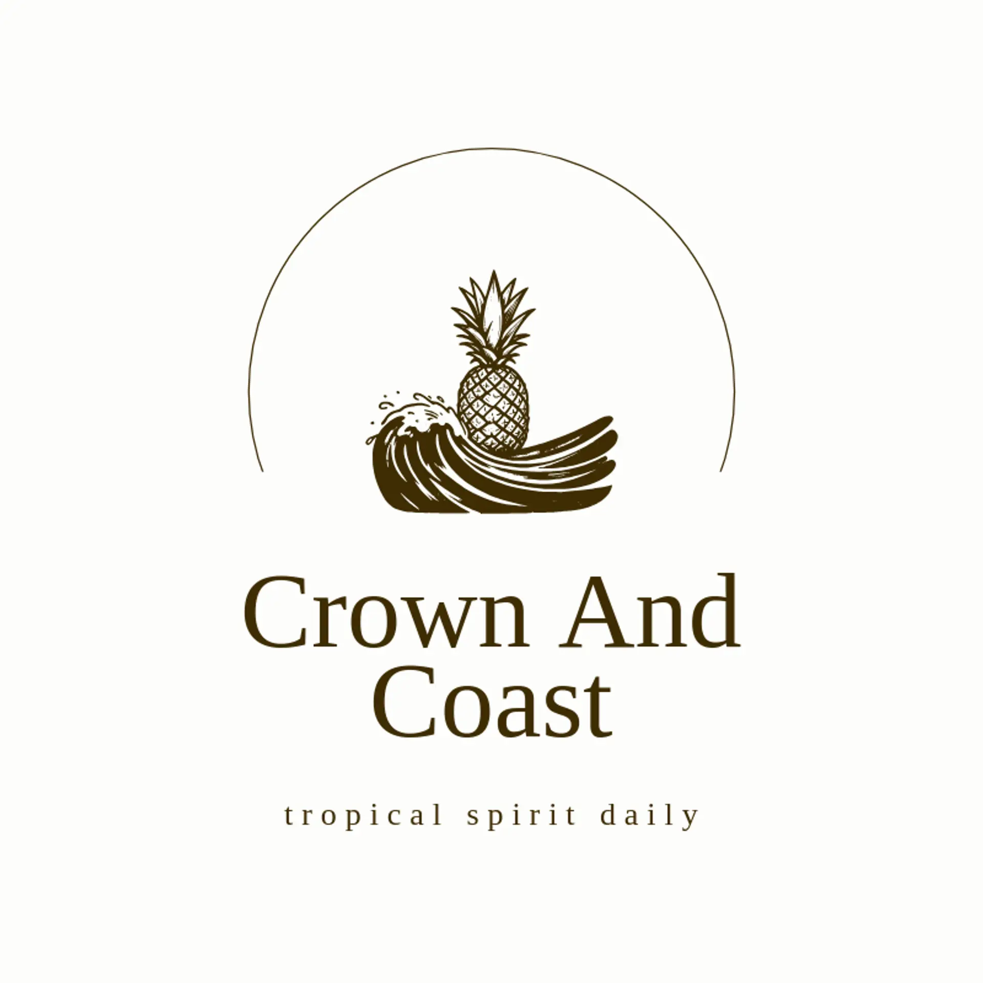 Crown And Coast logo for pineapple