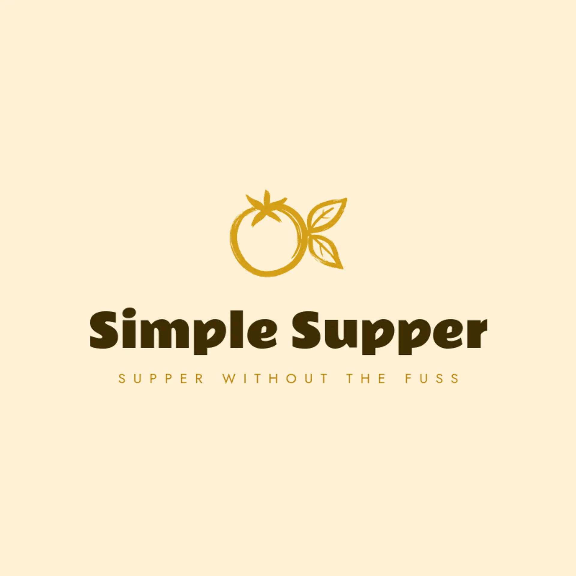 Simple Supper logo for canteen