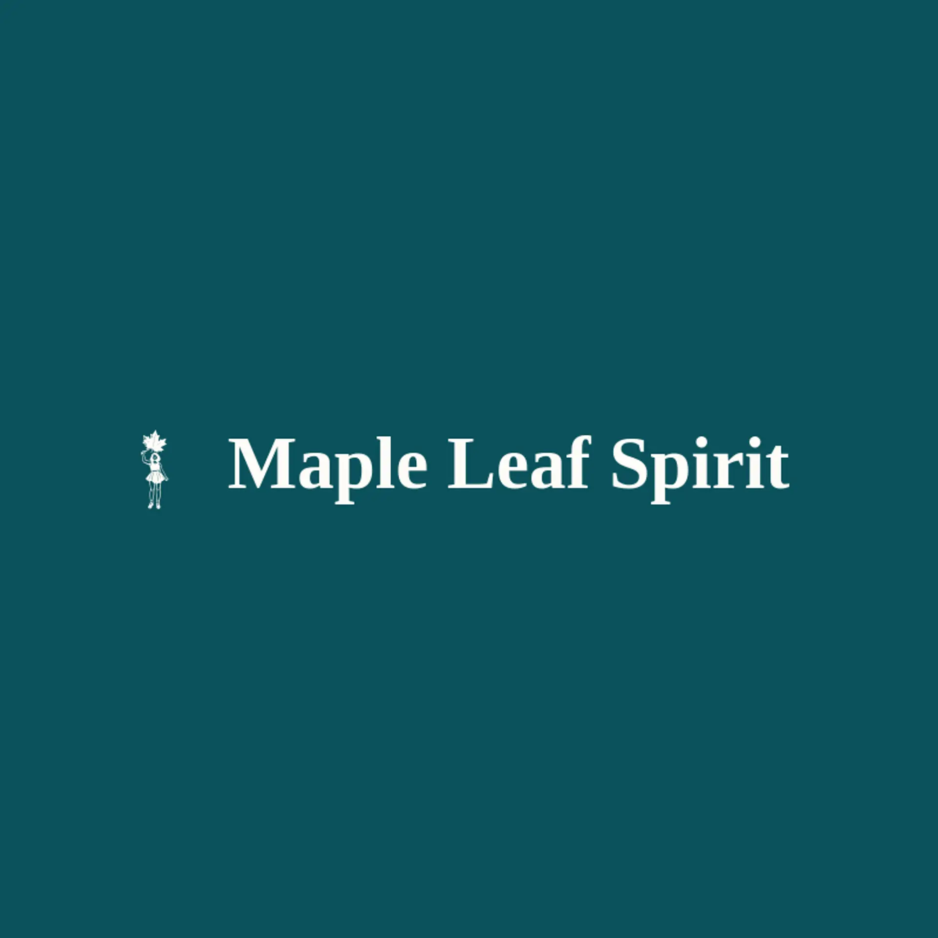 Maple Leaf Spirit logo for cheerleader