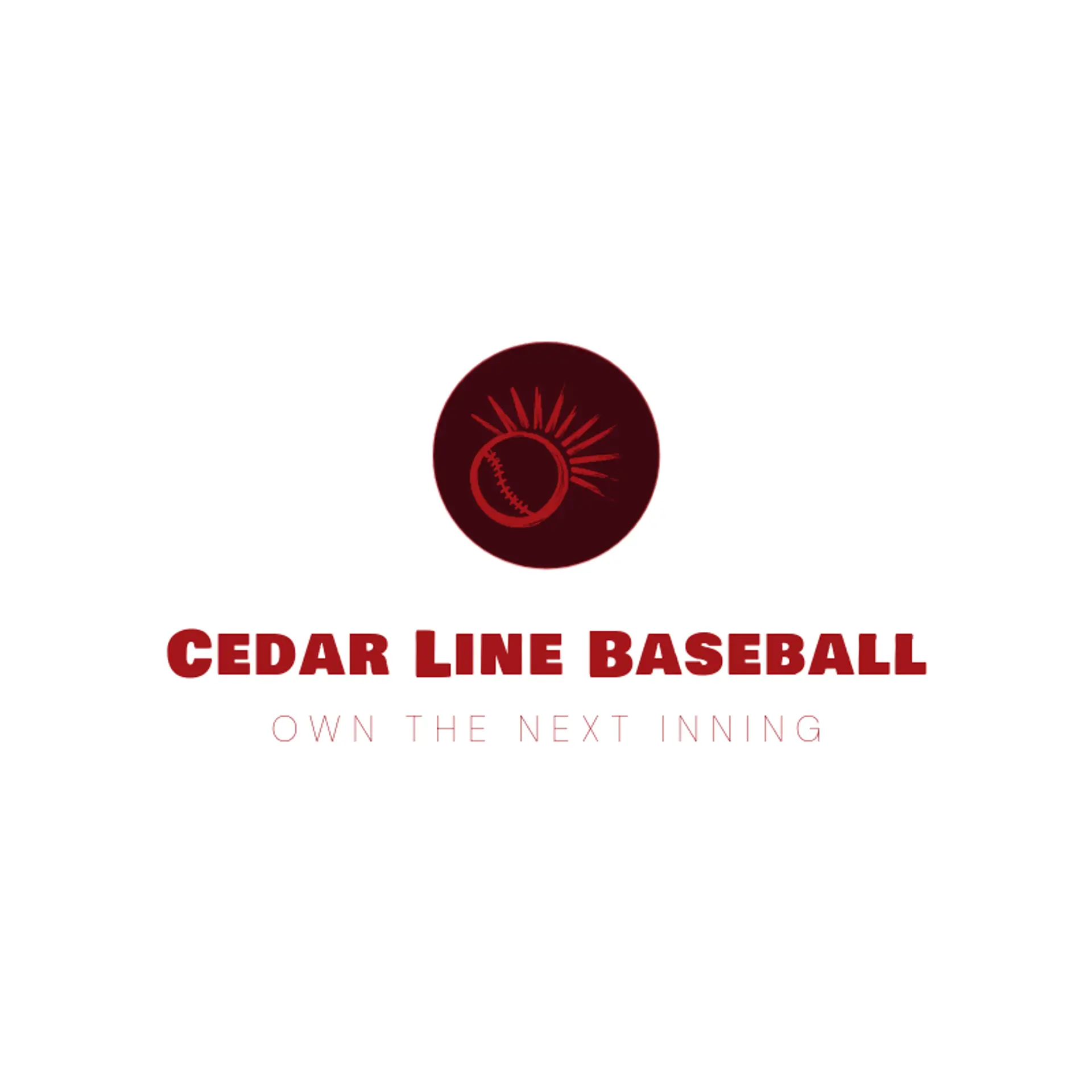 Cedar Line Baseball logo for baseball