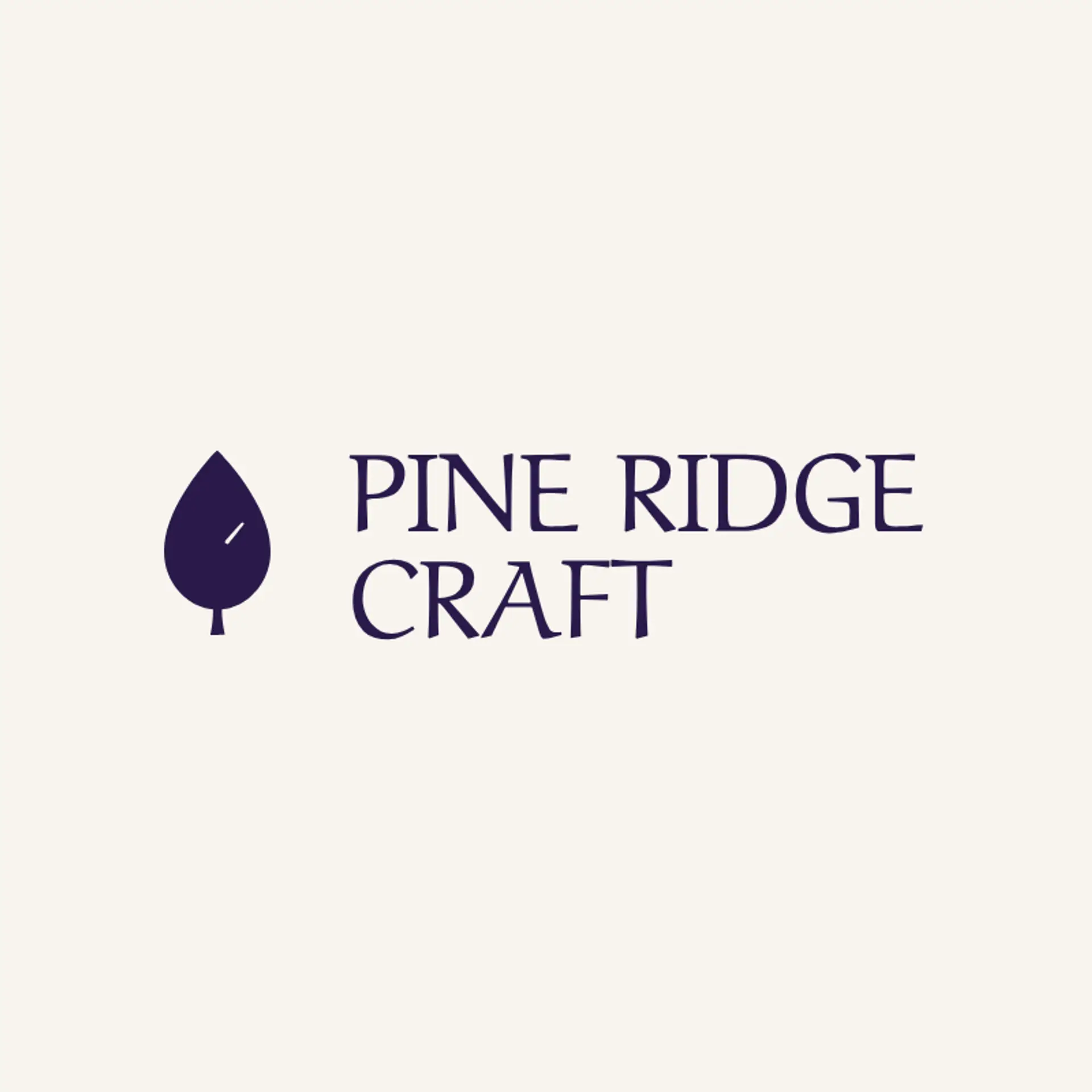 Pine Ridge Craft logo for wood