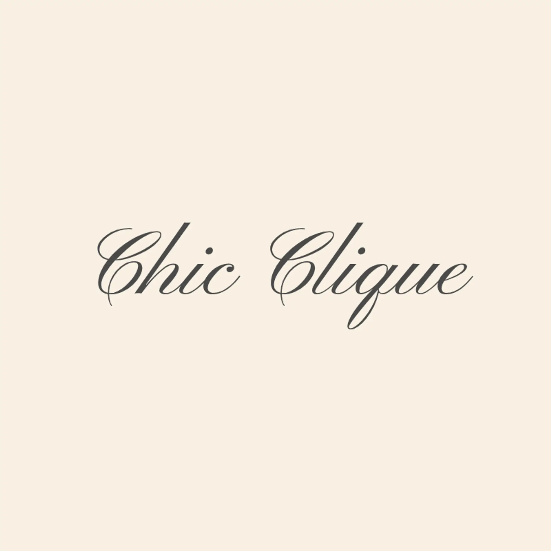 Chic Clique logo for fashion company
