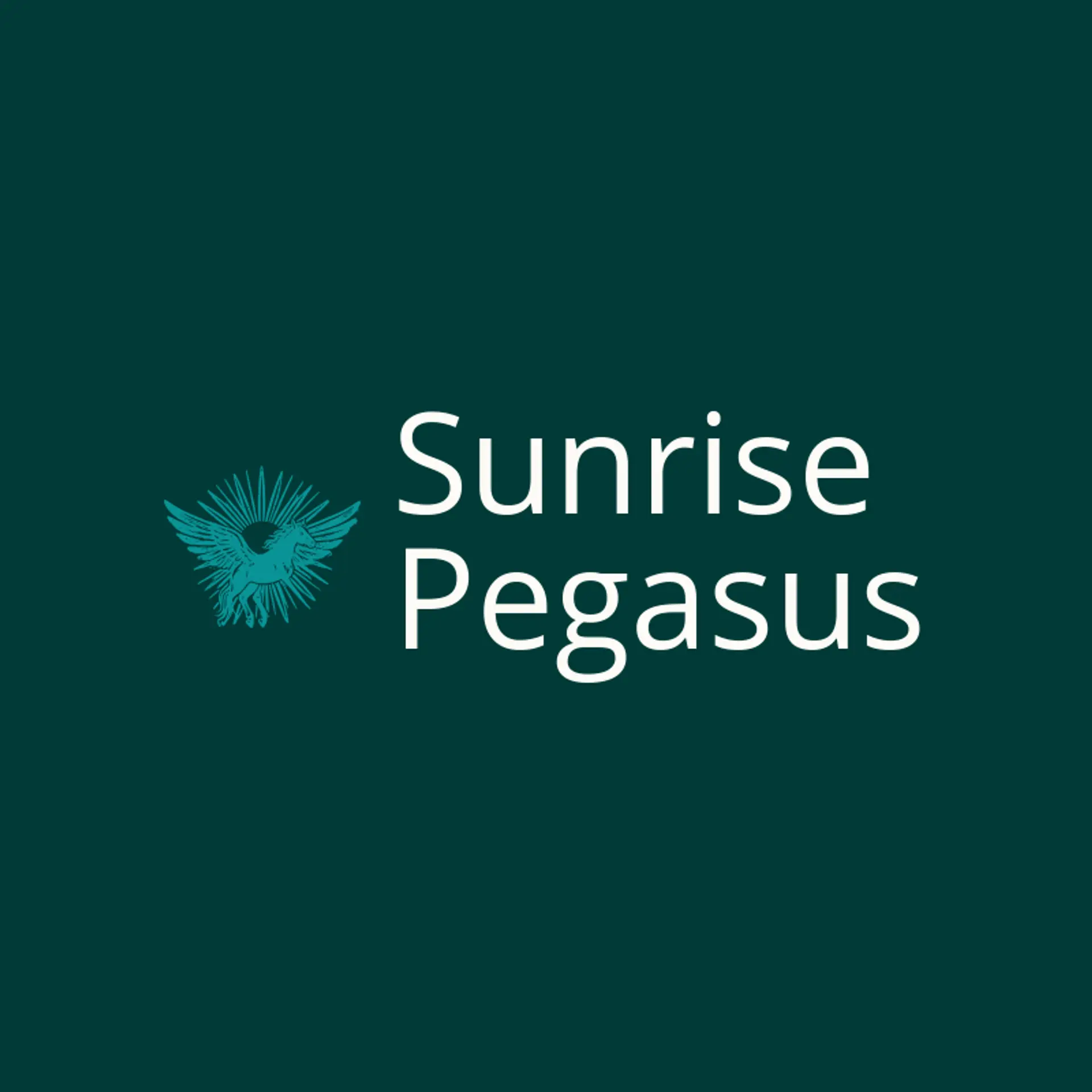 Sunrise Pegasus logo for pegasus