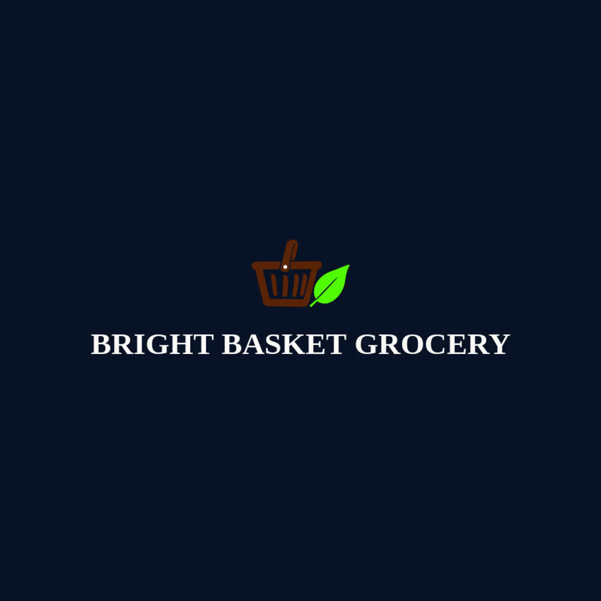 Bright Basket Grocery logo for grocery
