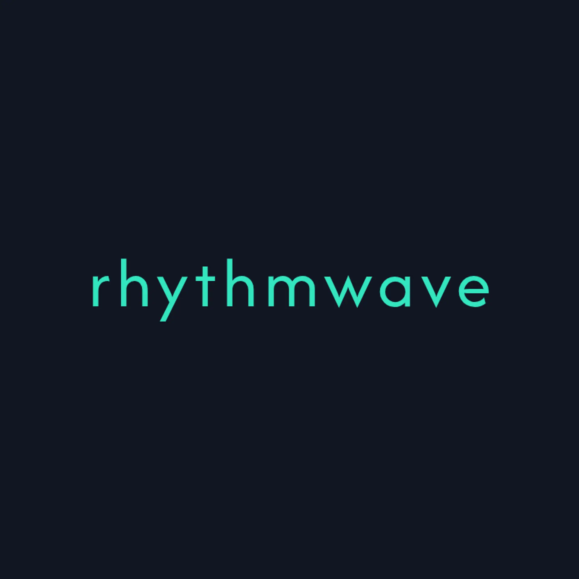 RhythmWave logo for music app
