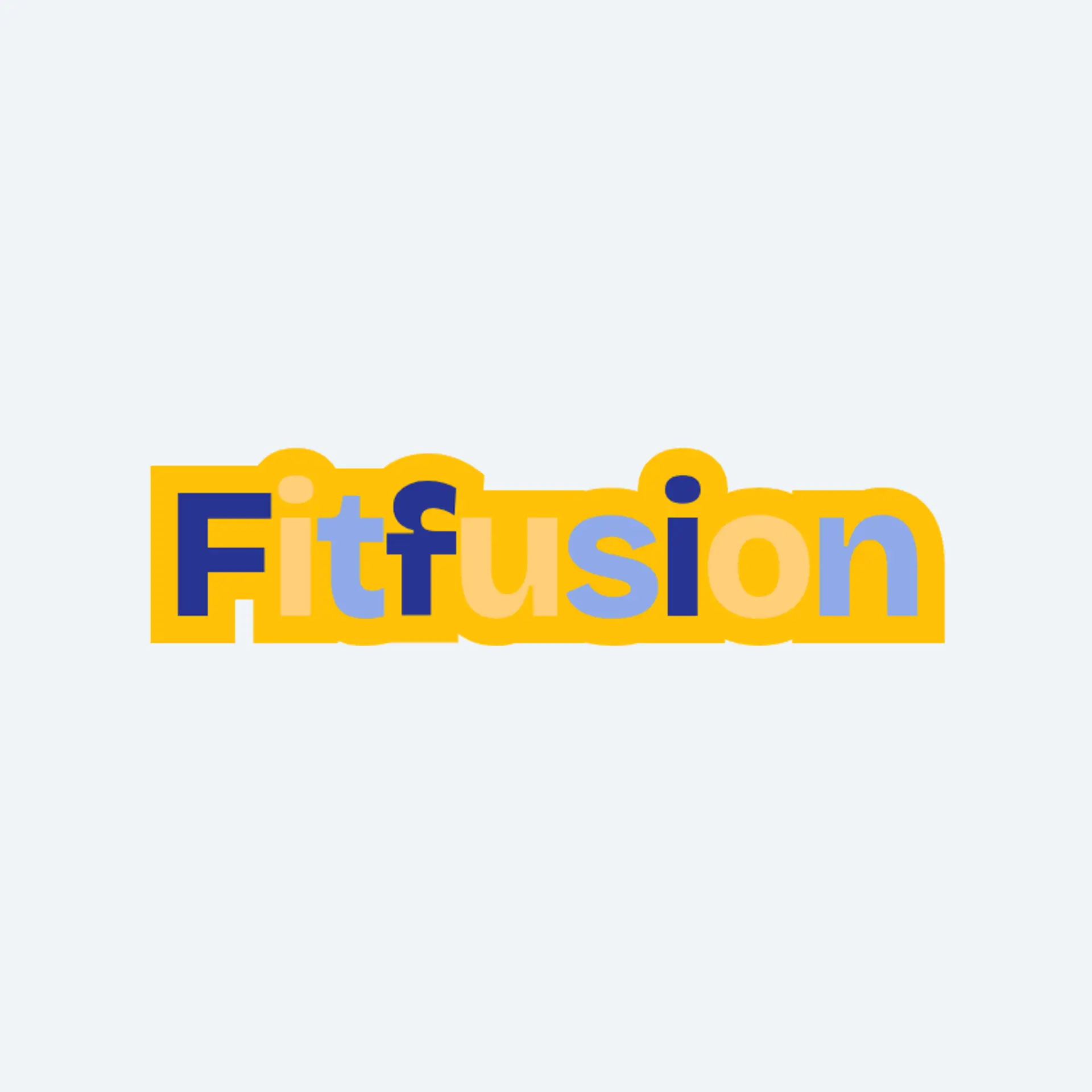 FitFusion logo for fitness apparel