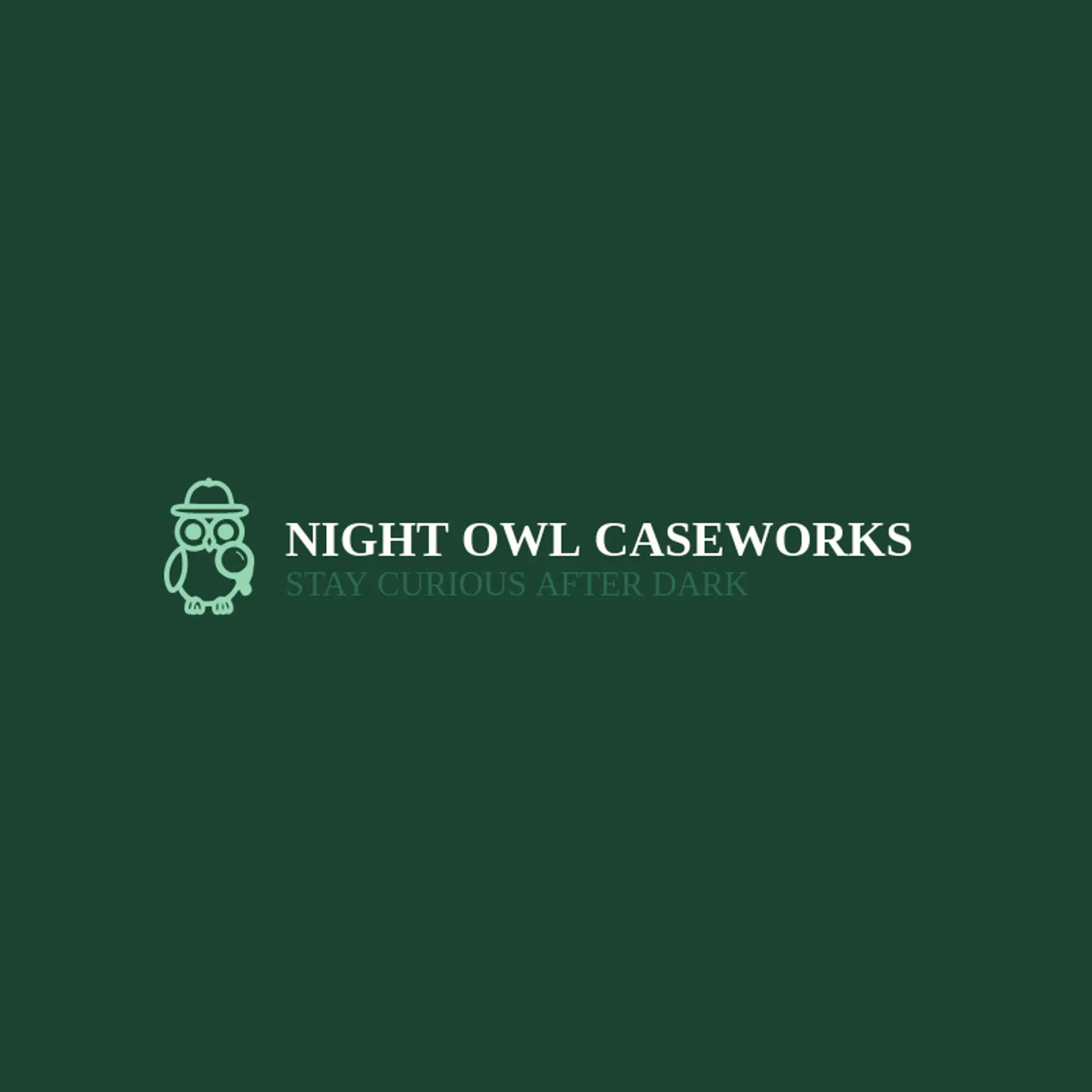 Night Owl Caseworks logo for crime