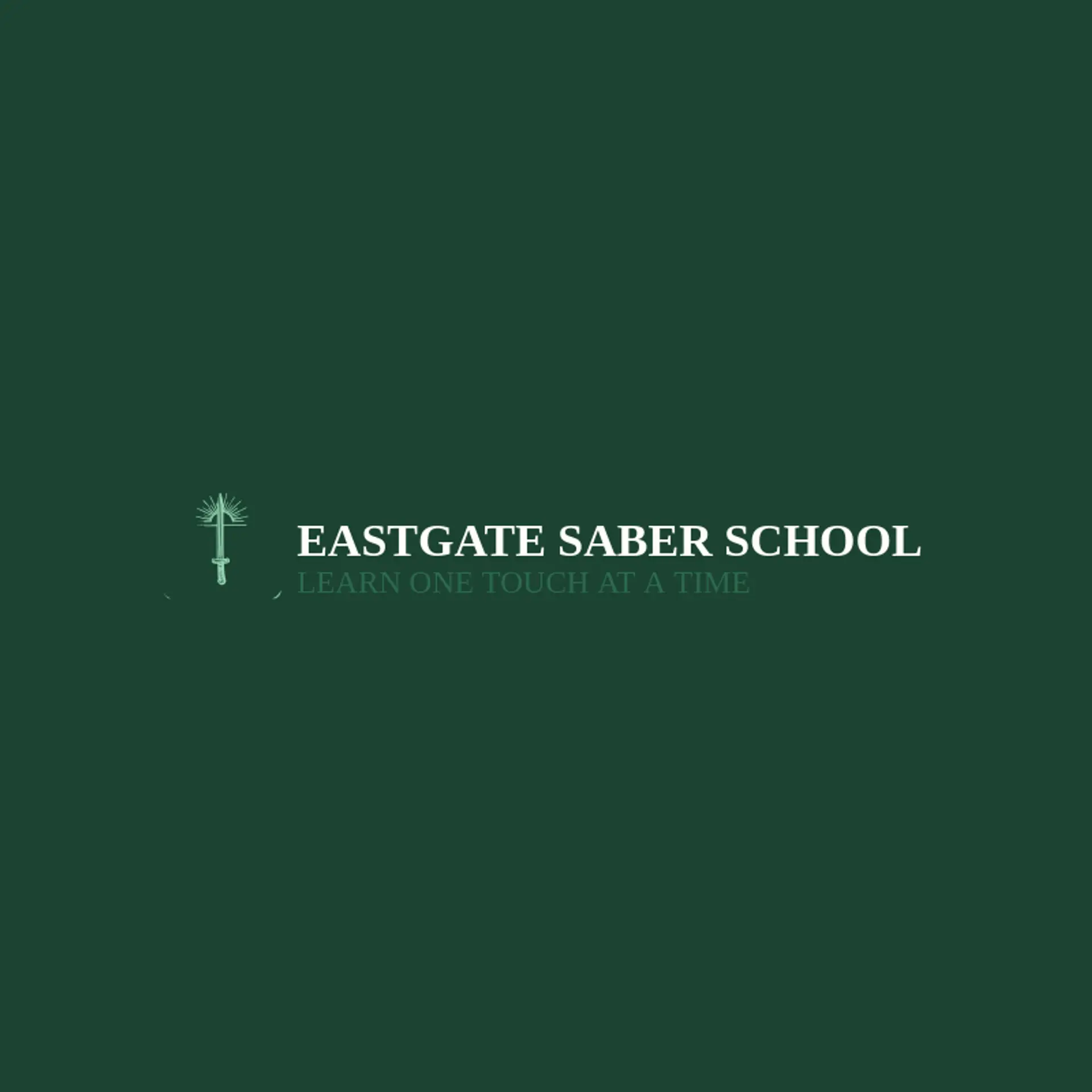 Eastgate Saber School logo for fencing