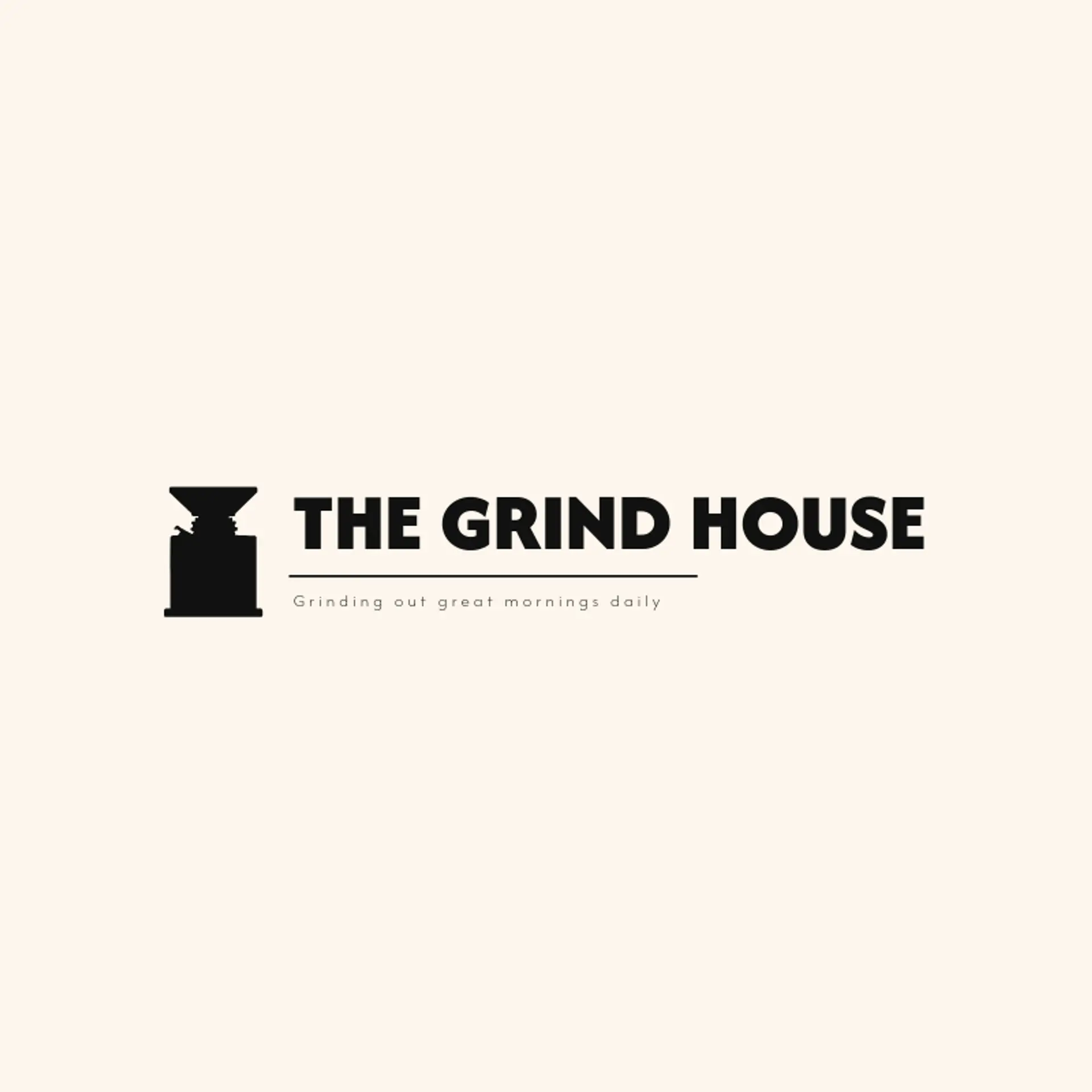 The Grind House logo for coffee