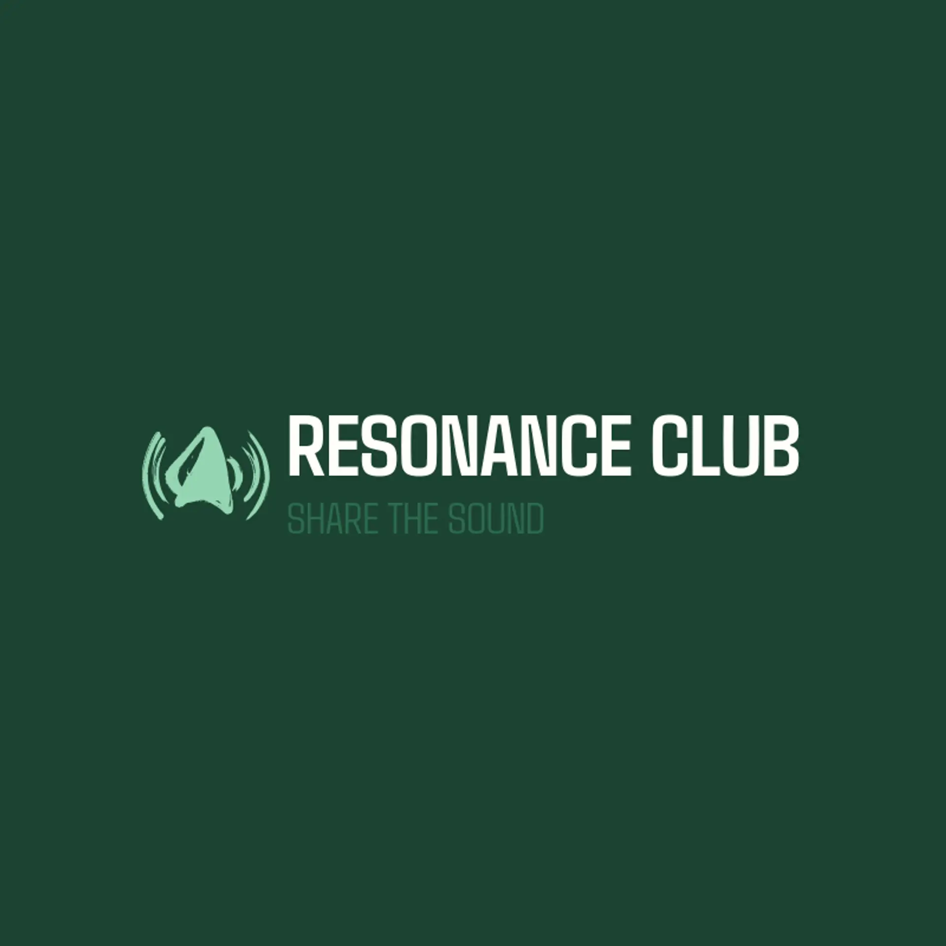 Resonance Club logo for audio