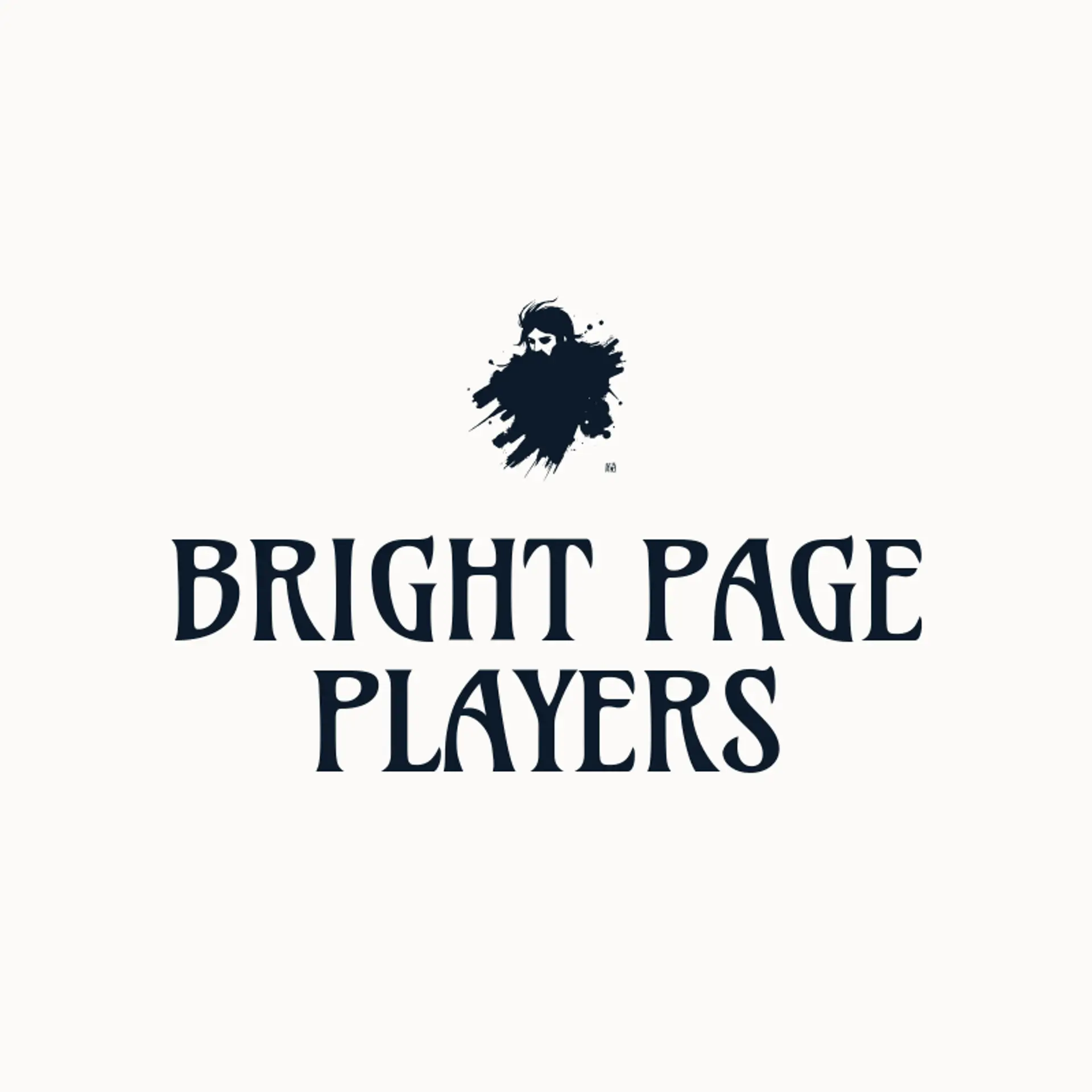 Bright Page Players logo for playwright