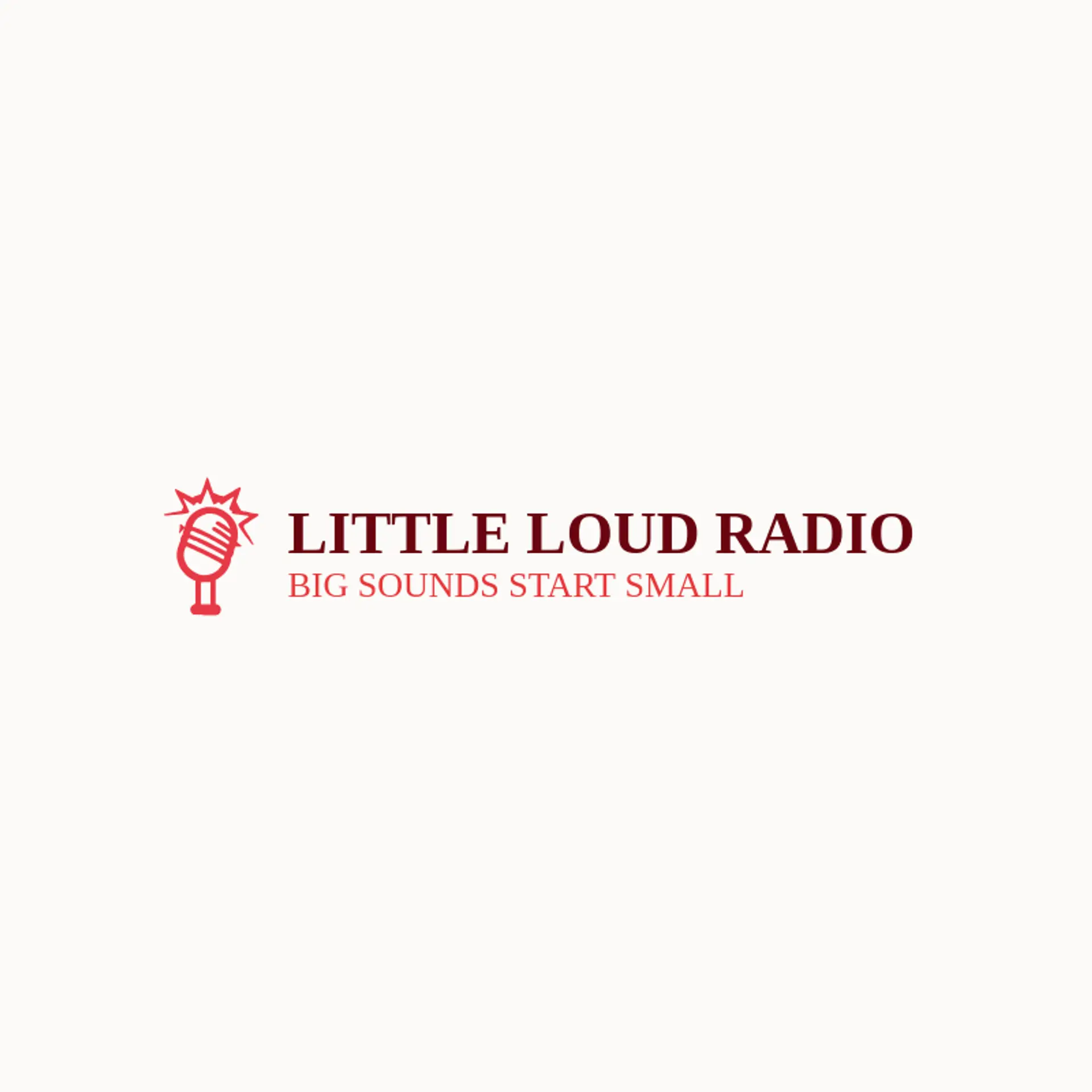 Little Loud Radio logo for radio station