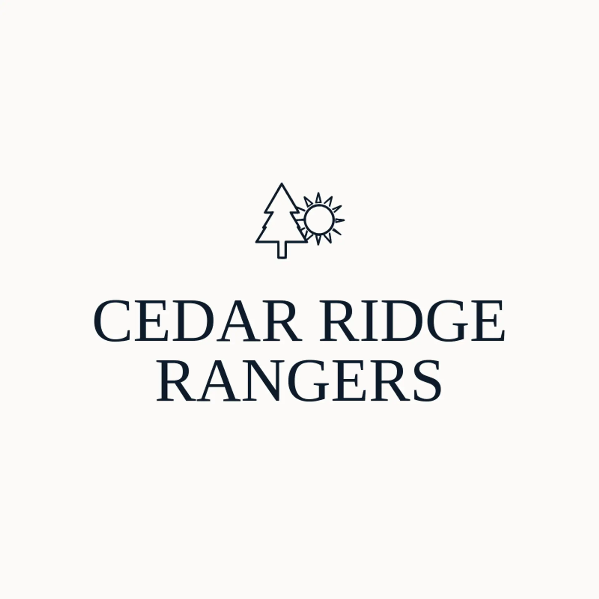 Cedar Ridge Rangers logo for ranger