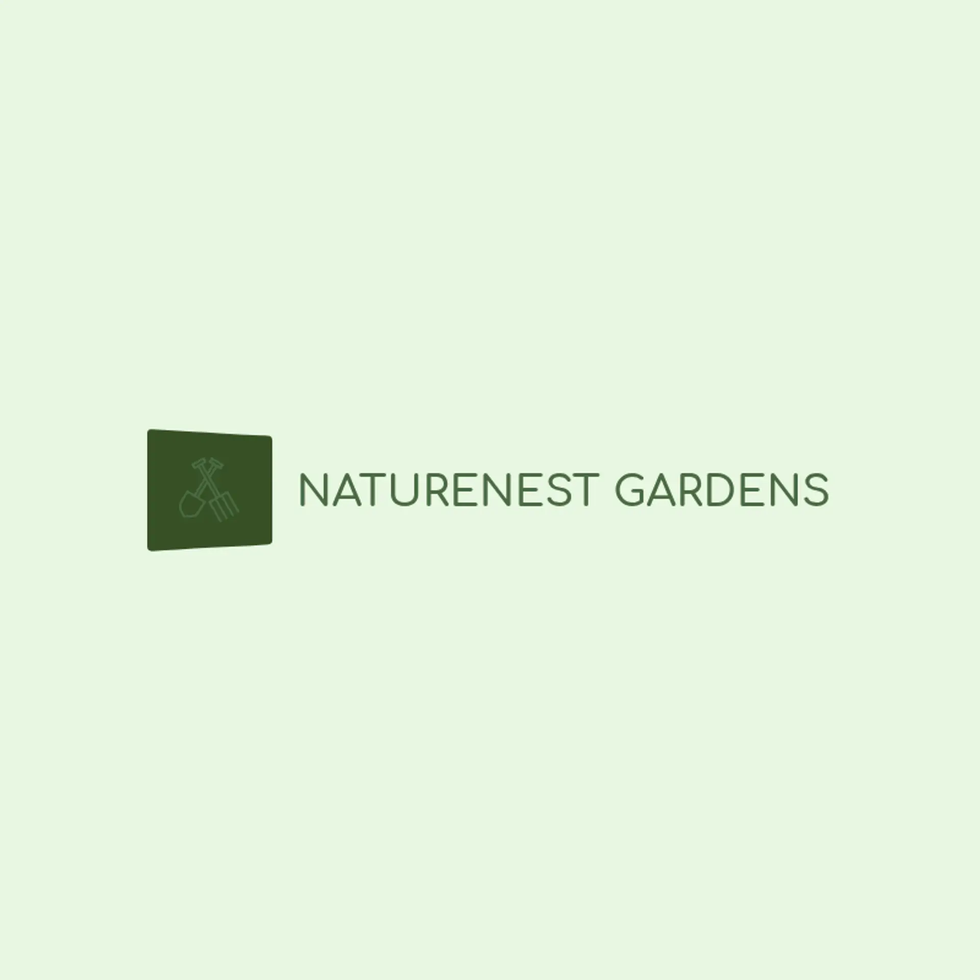 NatureNest Gardens logo for cool landscaping