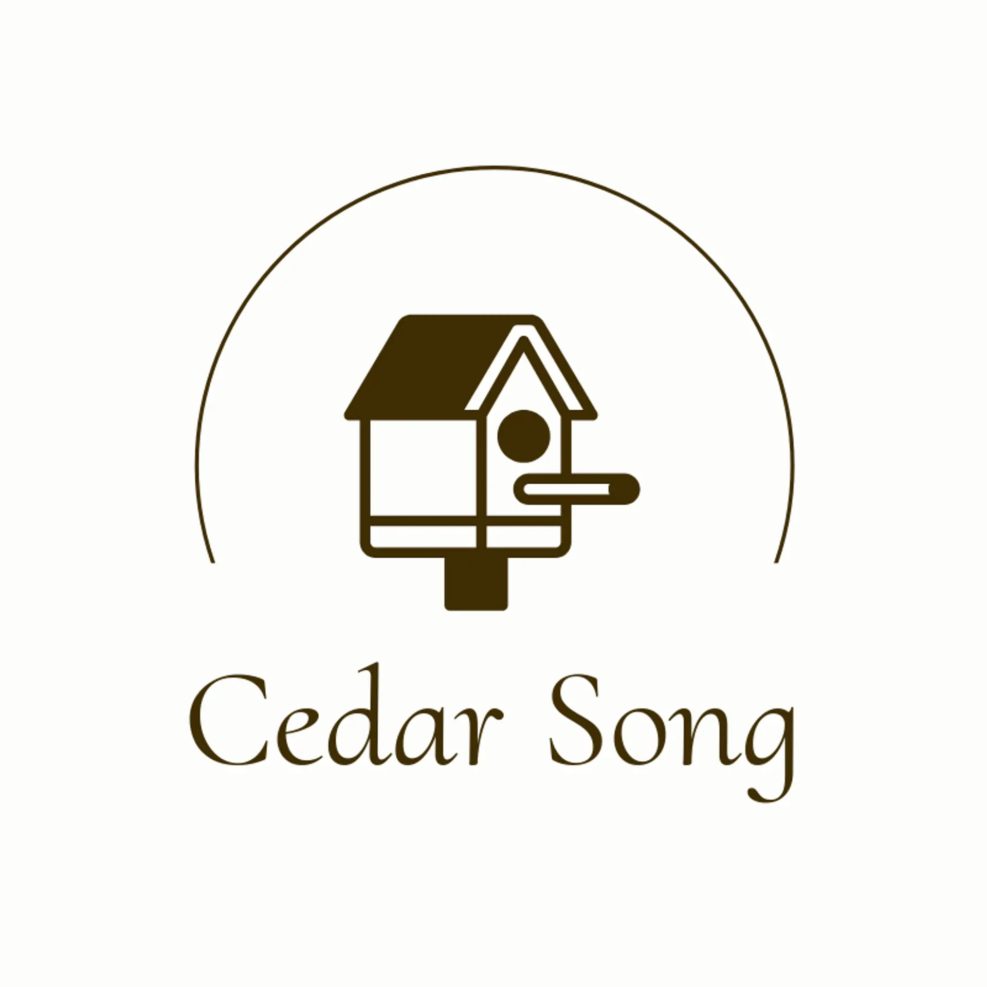 Cedar Song logo for birdhouse