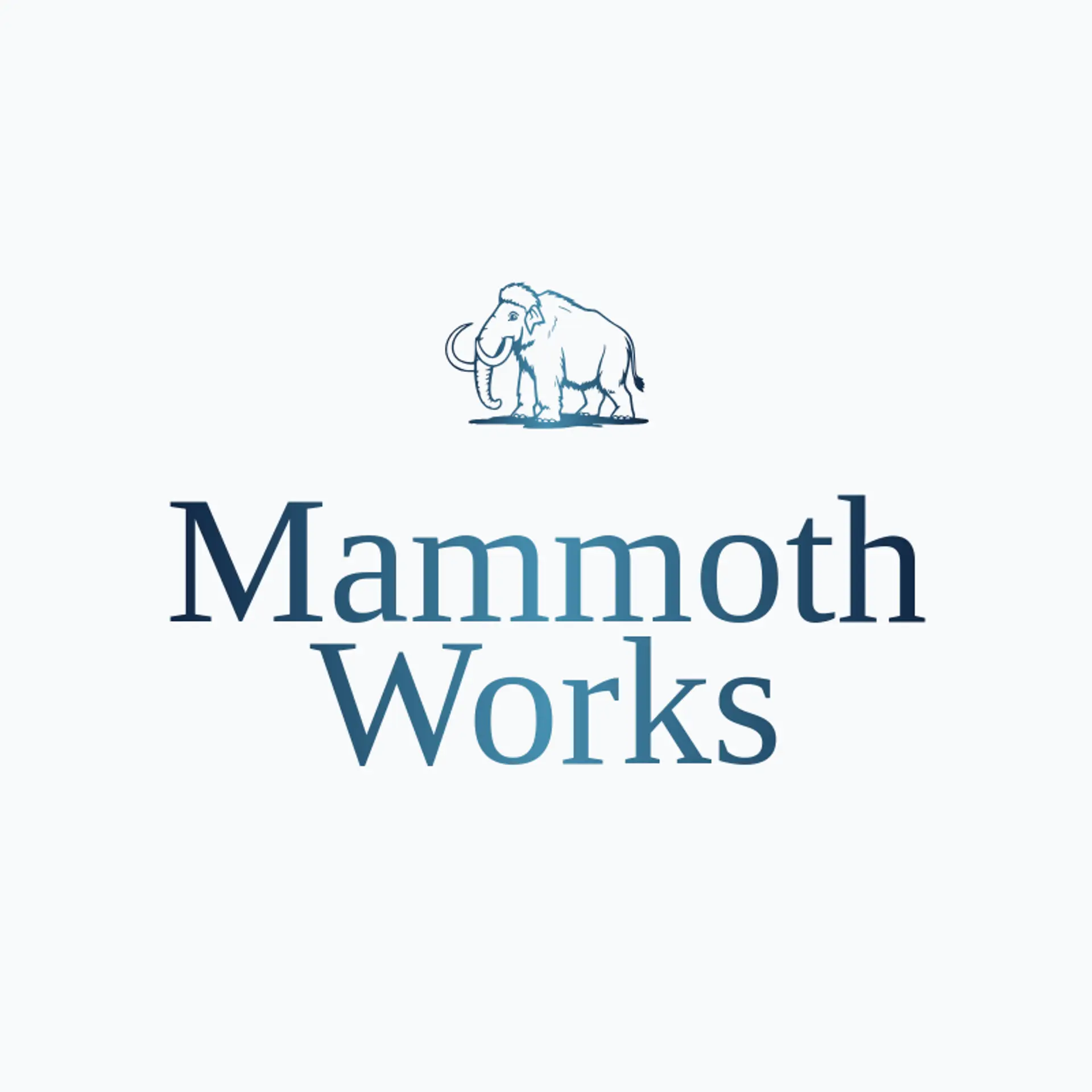 Mammoth Works logo for mammoth