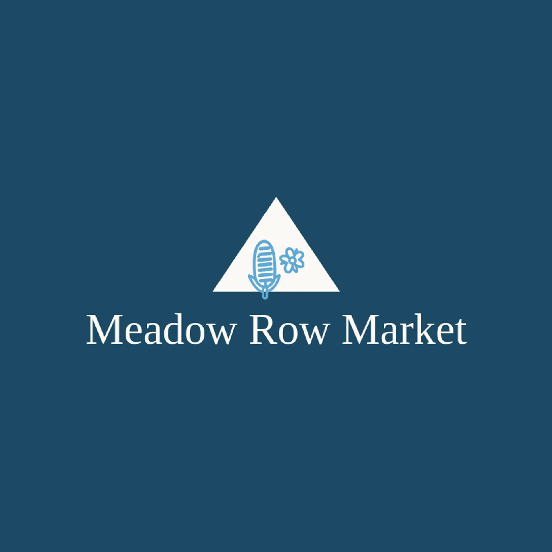 Meadow Row Market logo for corn