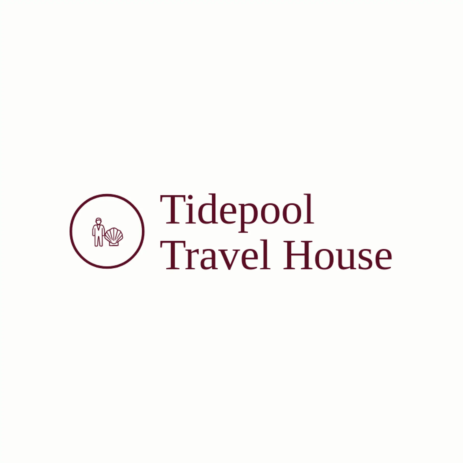 Tidepool Travel House logo for travel agent