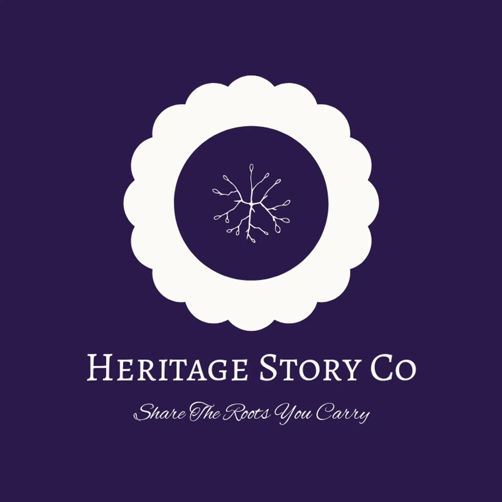 Heritage Story Co logo for ancestry